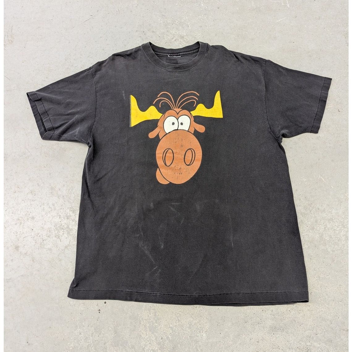 Vintage Vintage 1993 Rocky & Bullwinkle Taco Bell promo t-shirt Size US XL / EU 56 / 4 - 1 Thumbnail