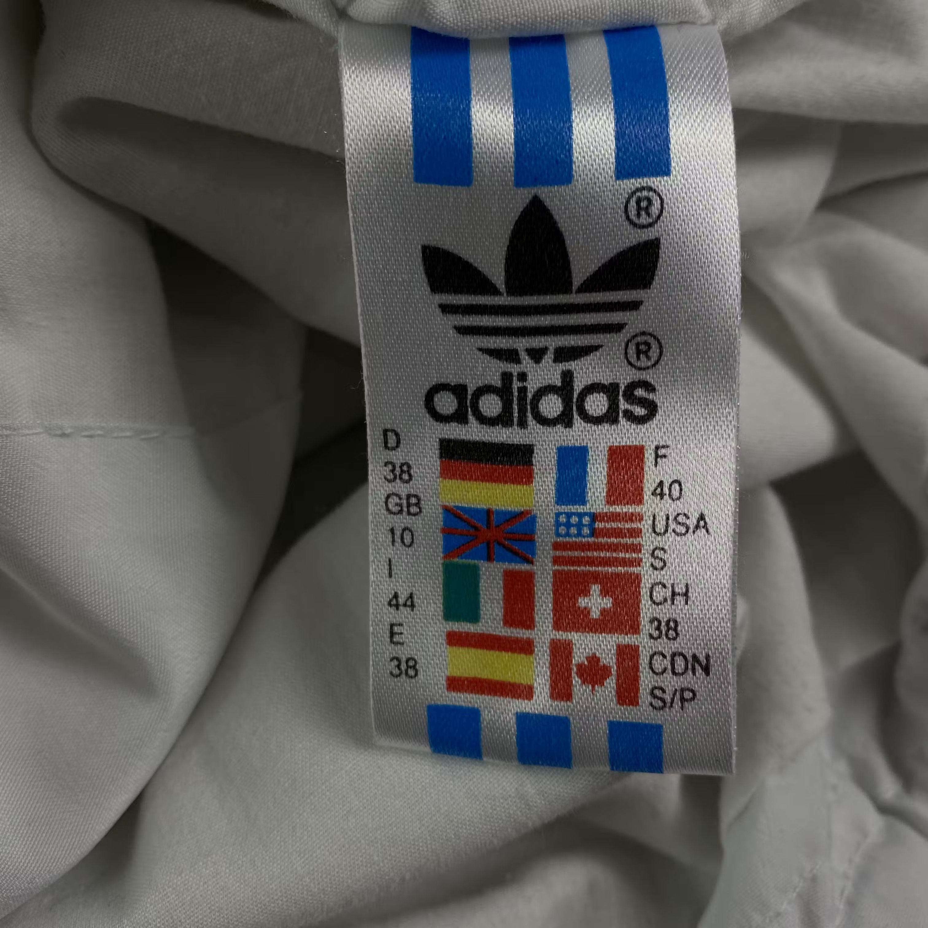 Adidas × Vintage Bomber Jacket Adidas Originals Vintage Size S White Size US S / EU 44-46 / 1 - 5 Thumbnail