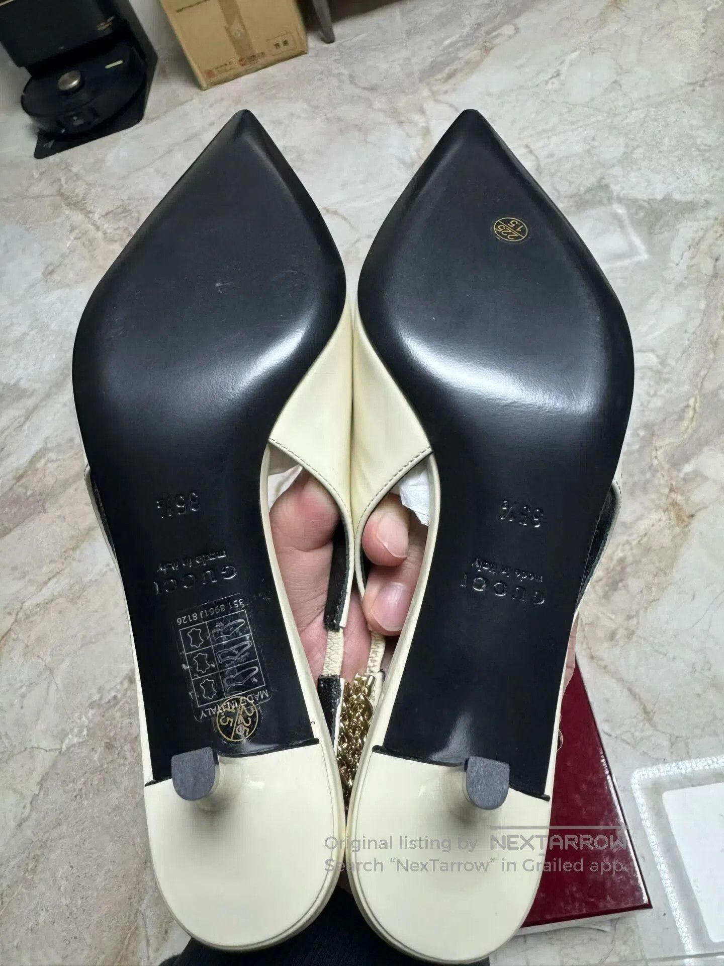 Gucci Gucci White Patent Leather High. Size US 4.5 / IT 34.5 - 4 Thumbnail