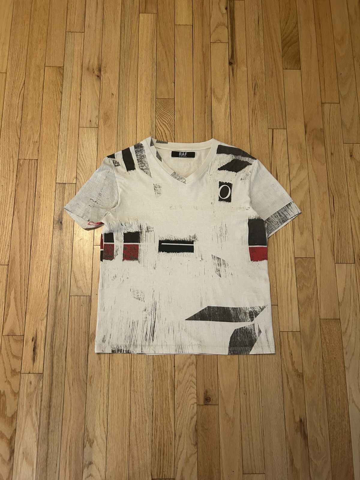 Raf Simons Raf Simons Rare Abstract Print Tee Size US XS / EU 42 / 0 - 1 Thumbnail