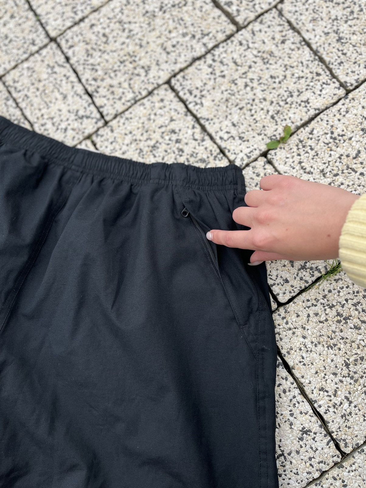 Nike × Vintage Nike Vintage Track Pants Nylon Y2K Drill Streetwear Swoosh Size US 36 / EU 52 - 8 Thumbnail