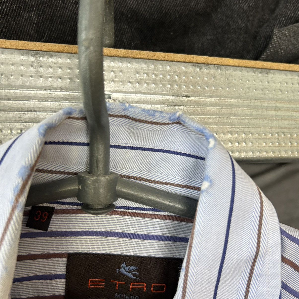 Etro Luxury Etro Milano Basic Designer Button up shirt size 39 Size US M / EU 48-50 / 2 - 6 Thumbnail
