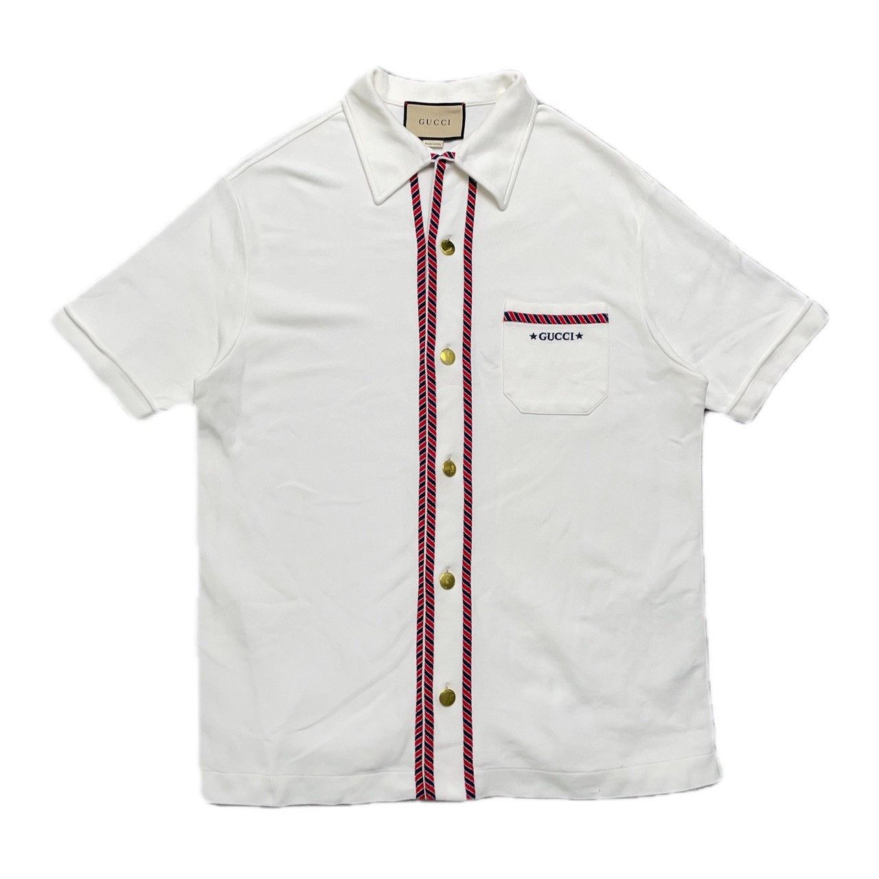 Gucci Gucci Chest small bag gold button shirt jacket 2501-Nextarr Size US M / EU 48-50 / 2 - 7 Thumbnail