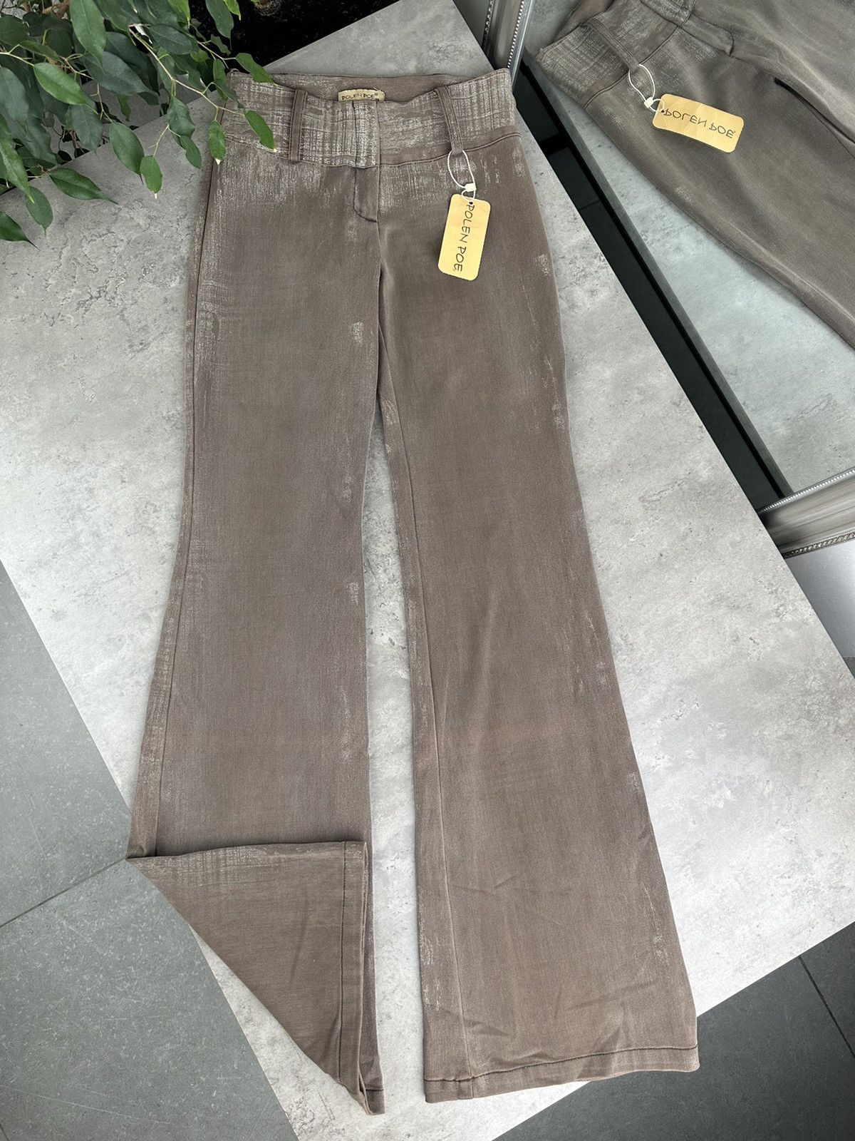 Japanese Brand Vintage Flared Pants Size 25" / US 0 / IT 36 - 1 Thumbnail