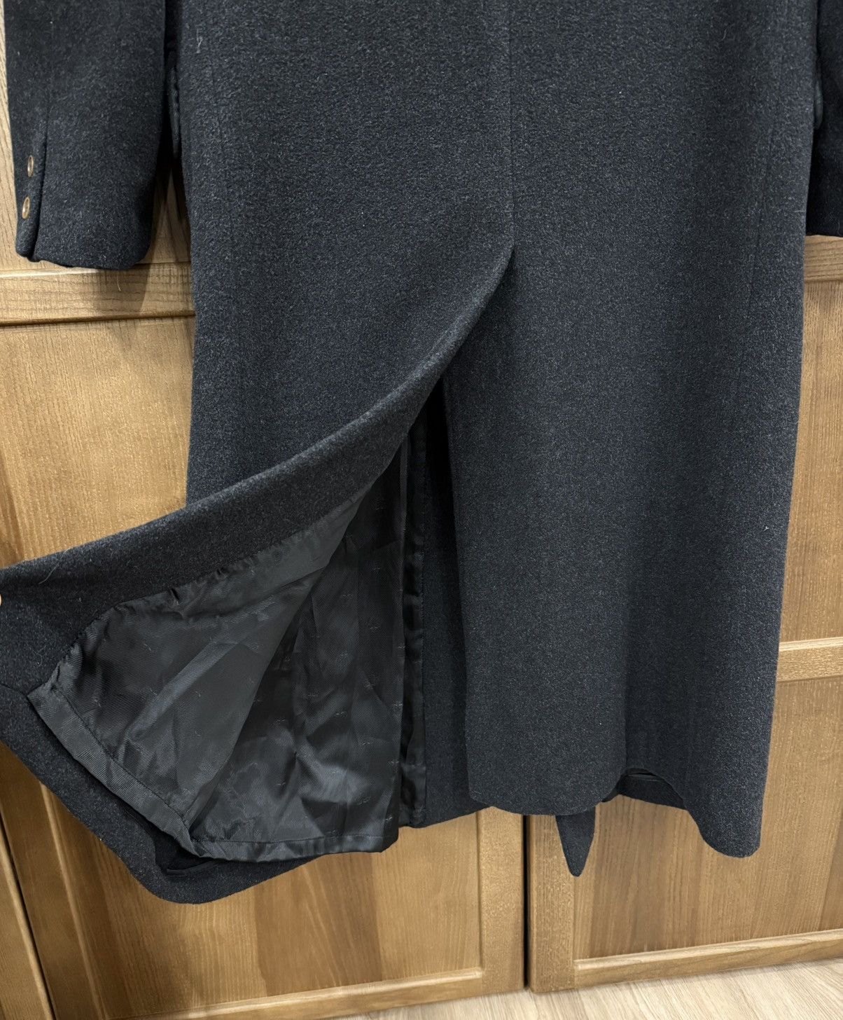 Schneiders Vintage Schneiders Salzburg Gray Wool Cashmere Double Coat Size US M / EU 48-50 / 2 - 13 Thumbnail