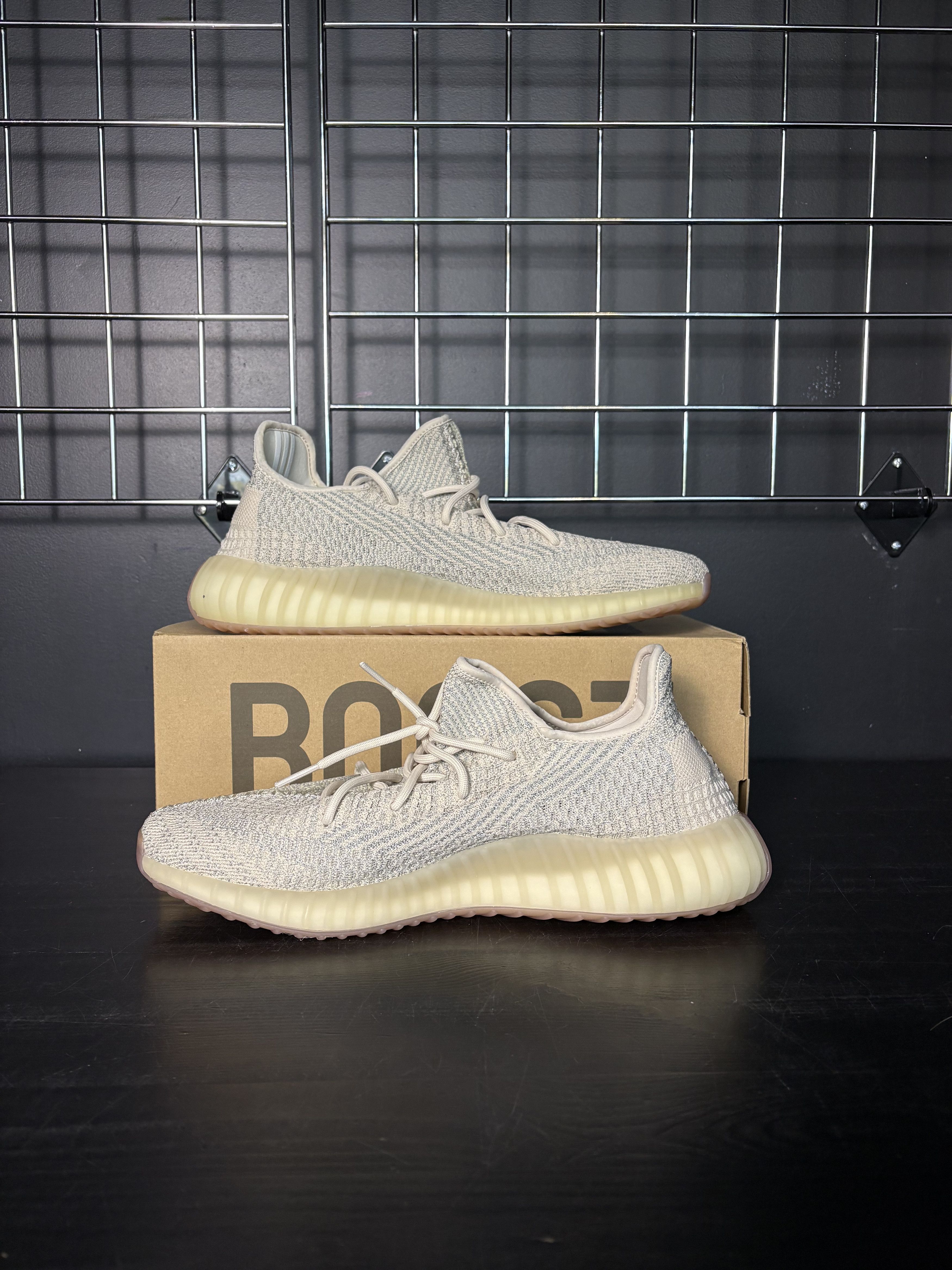 Yeezy Adidas Yeezy Boost 350 V2 "Citrin" (Reflective) -16M Size US 15 / EU 48 - 2 Thumbnail