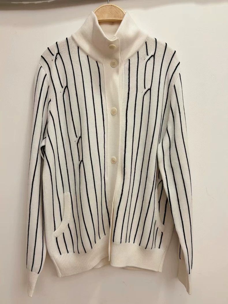 Loro Piana LORO PIANA King's Gift Women's Knitted Cardigan Coat Size US L / EU 52-54 / 3 - 1 Thumbnail