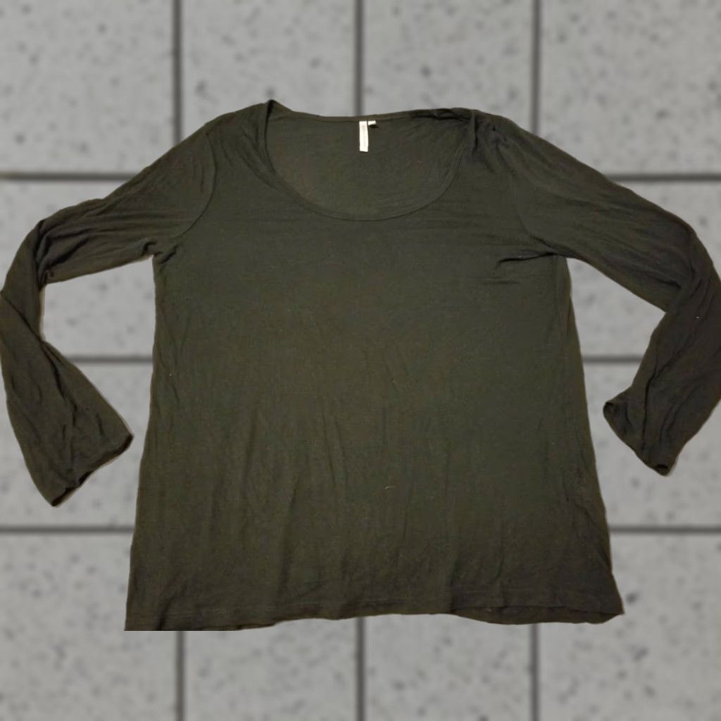 Banana Republic Banana Republic Shirt Womens L Black Cotton Long Sleeve Size L / US 10 / IT 46 - 1 Thumbnail