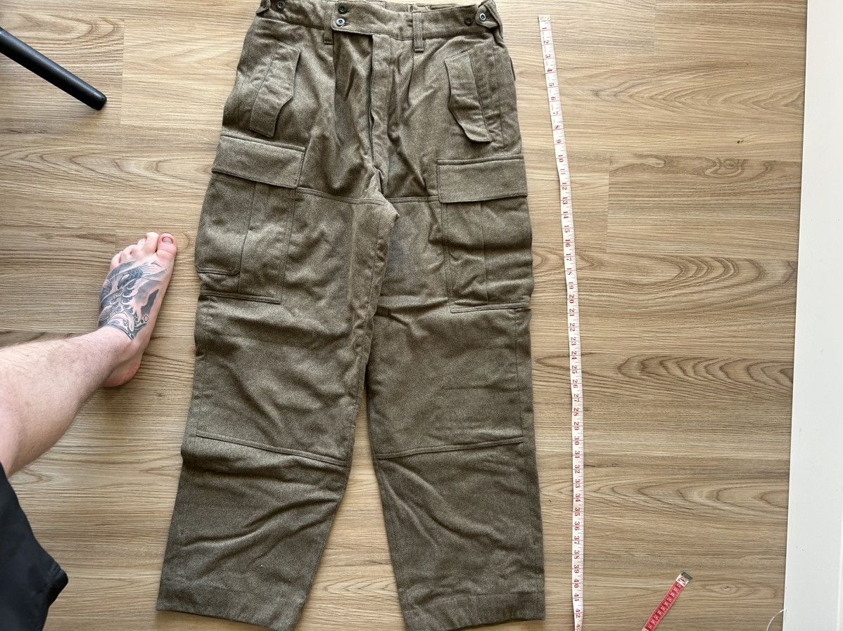 Vintage Vintage 80s Heavy Wool Military Cargo Pants Size US 32 / EU 48 - 9 Thumbnail
