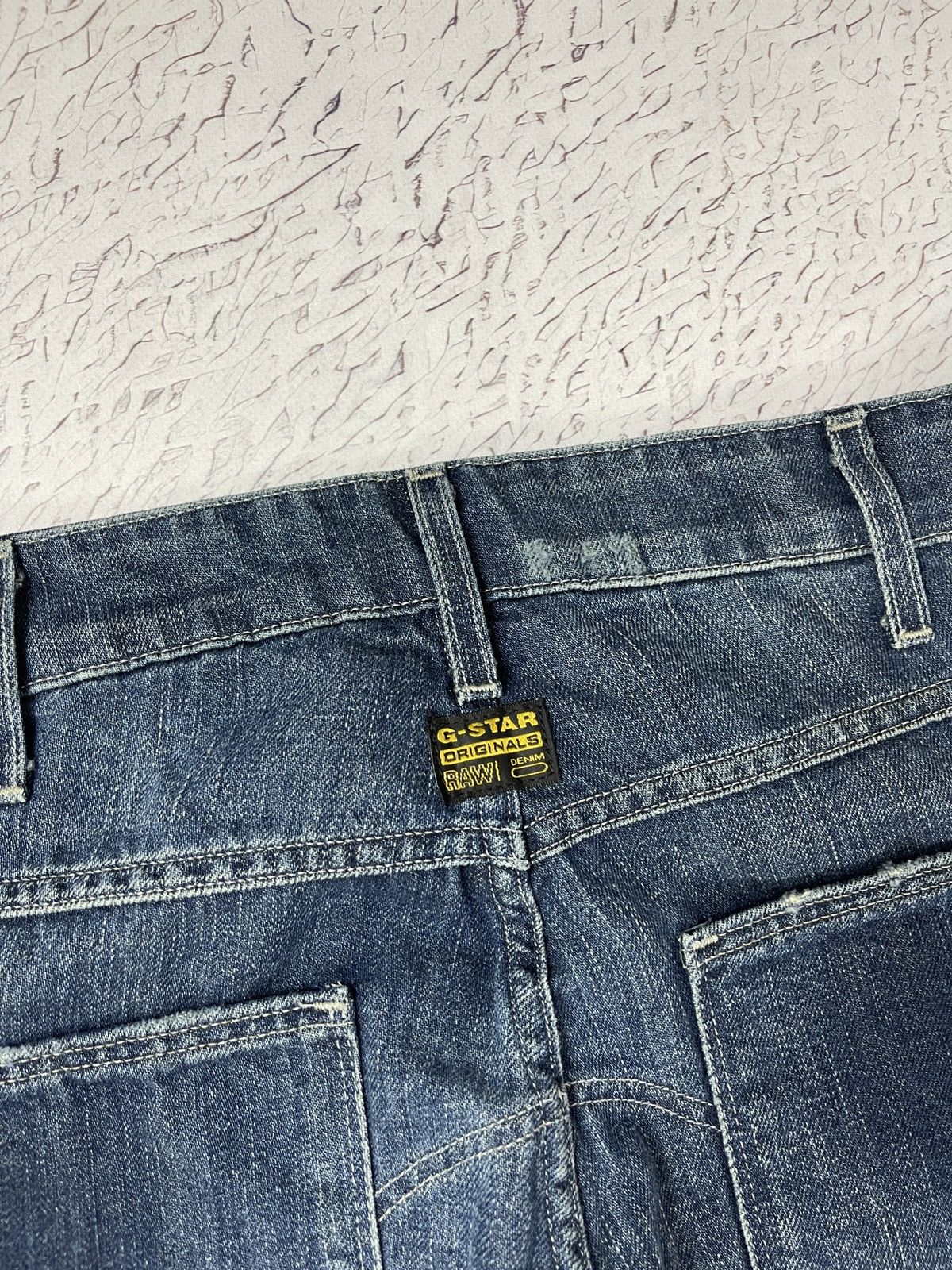 G-Star G-Star Raw 5620 3D Low Tapered double knee denim jeans pants Size US 33 - 13 Thumbnail
