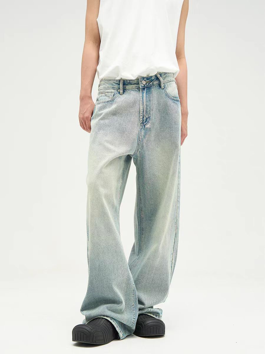 Japanese Brand × Jean Street Vintage Wide Leg Loose Jeans Size US 30 / EU 46 - 4 Thumbnail