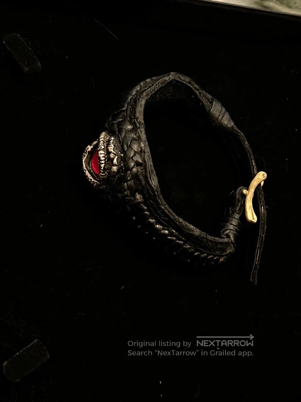 KMRii KMRii Eye Ball Leather Bracelet. Size ONE SIZE - 4 Thumbnail