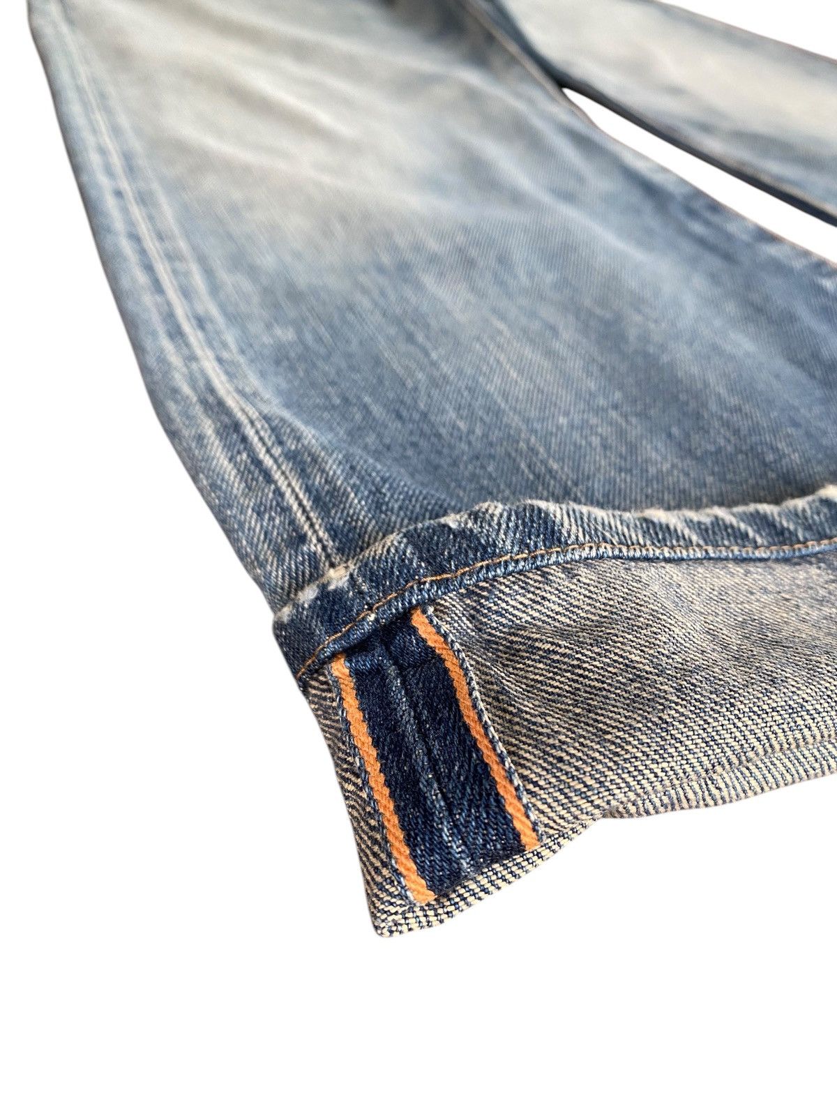 Edwin Insane Edwin 505 Orange Tab Selvedge Enough Baggy Jeans Size US 31 - 9 Thumbnail