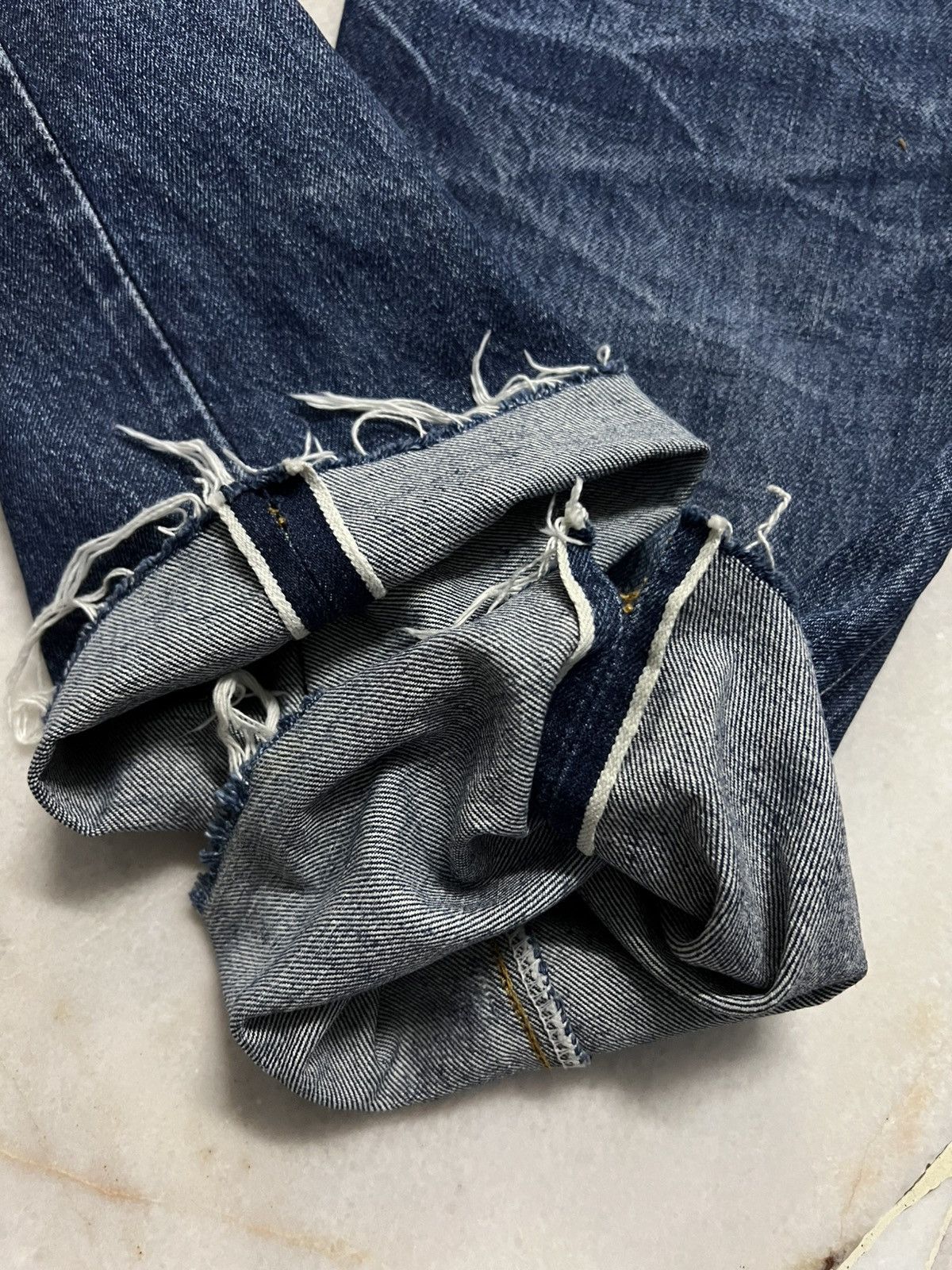 Levi's Vintage 90’s Levis 501 XX Big E Distressed Jeans Size US 29 - 3 Thumbnail