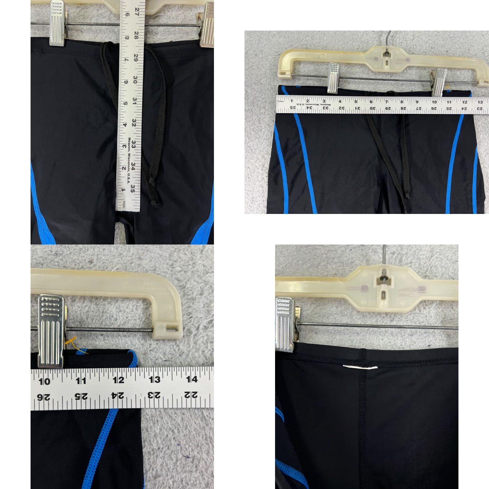 Vintage TYR Bottom Jammer 28 Adult Regular Men Blue Spandex Blend Polyester Compression Performance Competition Lifeguard Recreational Training Water Polo Size US 28 / EU 44 - 8 Thumbnail