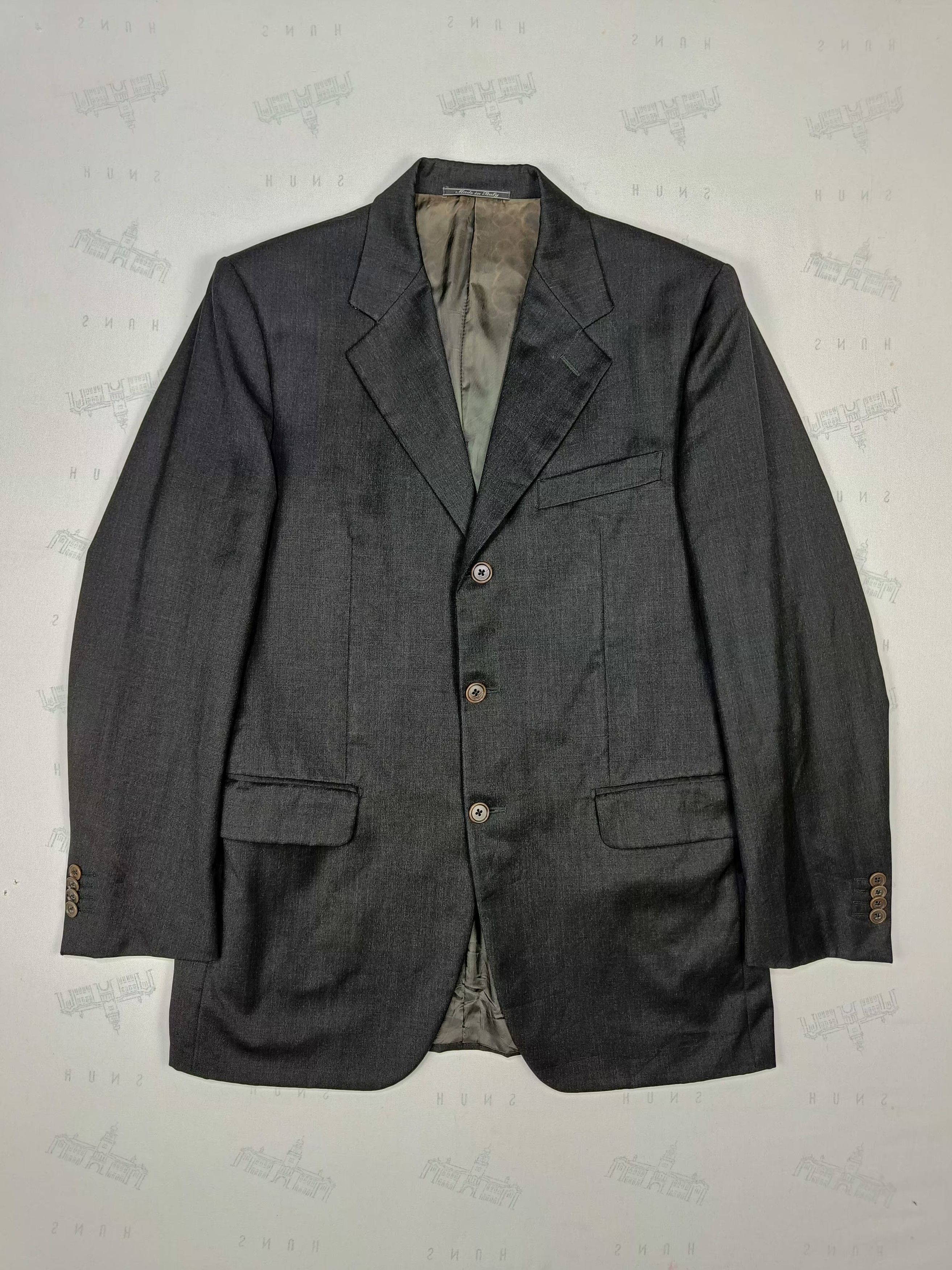 Fendi Vintage FENDI Single Breast WOOL BLAZER Size 38S - 6 Thumbnail