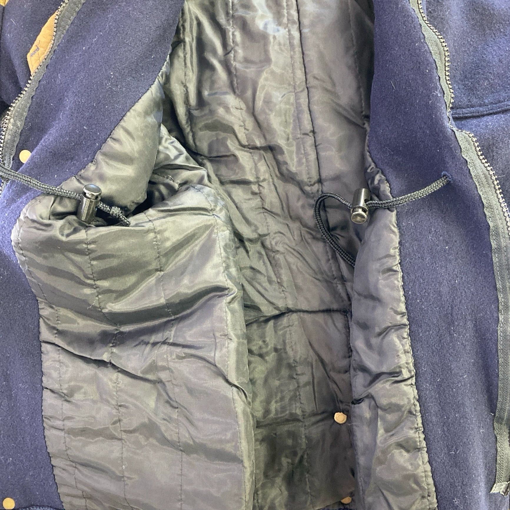 Vintage Cripple Creek Jacket Mens Medium Blue Wool Zip Quilt Lined Size Medium Size US M / EU 48-50 / 2 - 7 Thumbnail
