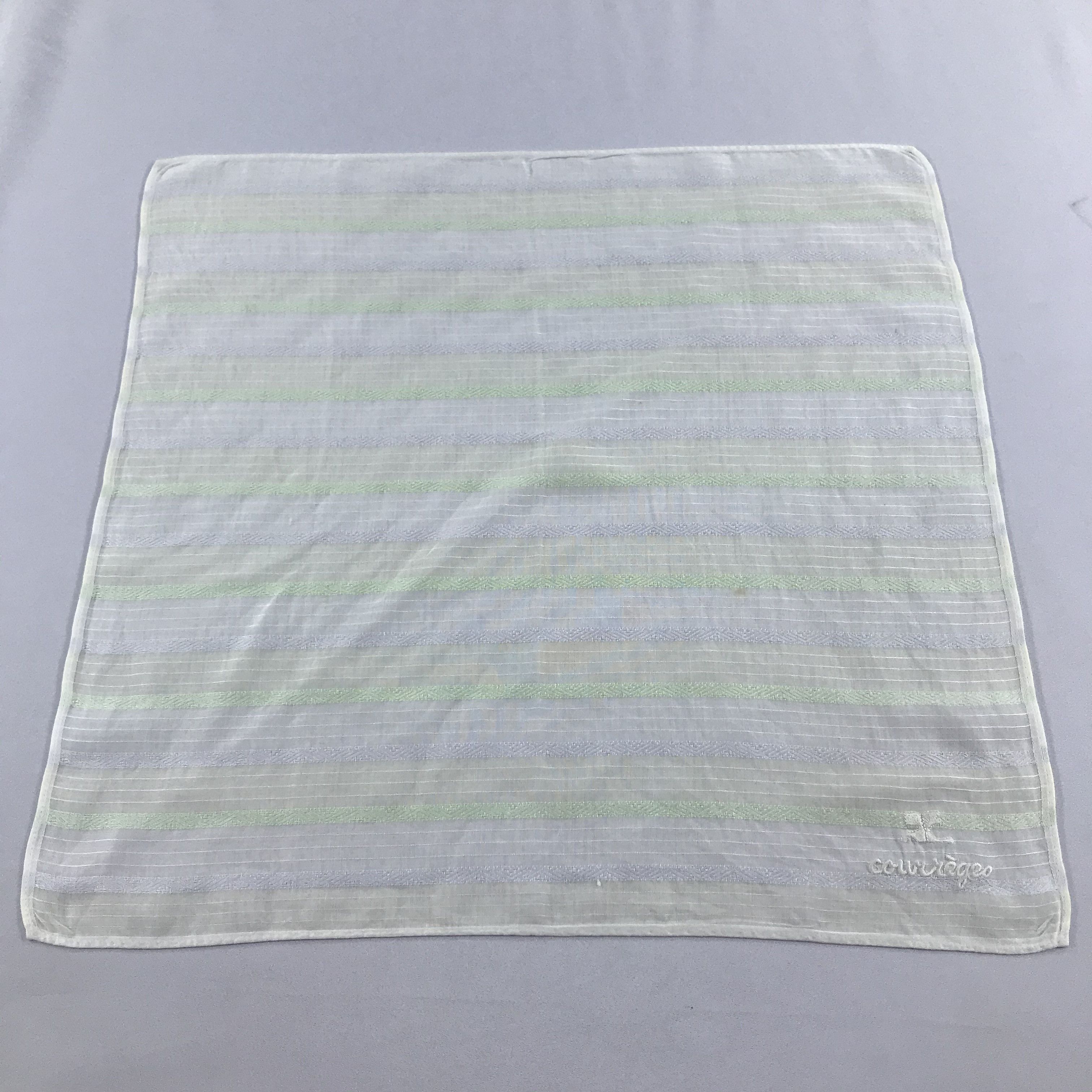 Courreges × Vintage Courreges Handkerchief Neckerchief Bandana H1029 Size ONE SIZE - 2 Thumbnail