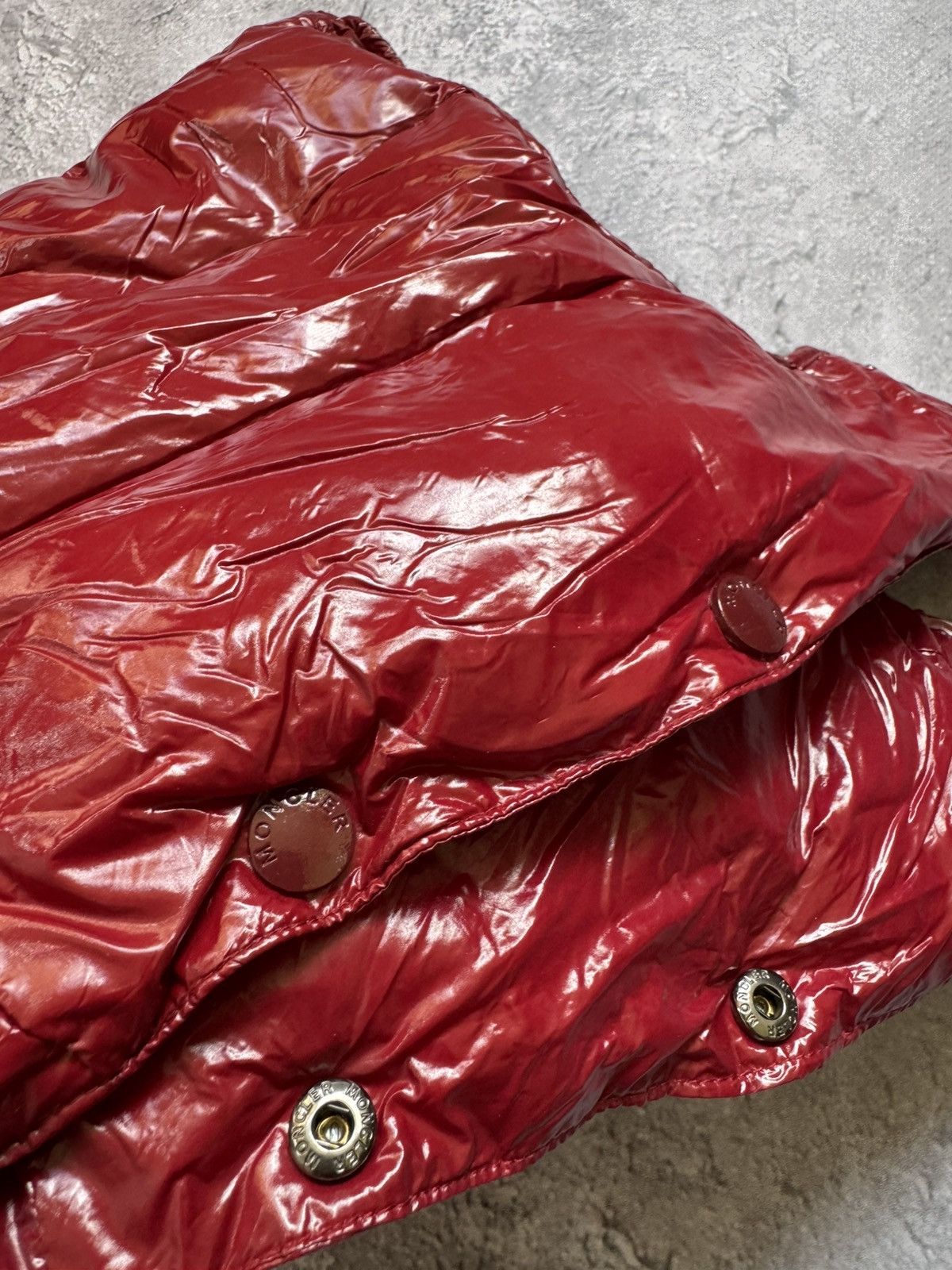 Moncler Moncler Puffer Hood red Size ONE SIZE - 10 Thumbnail