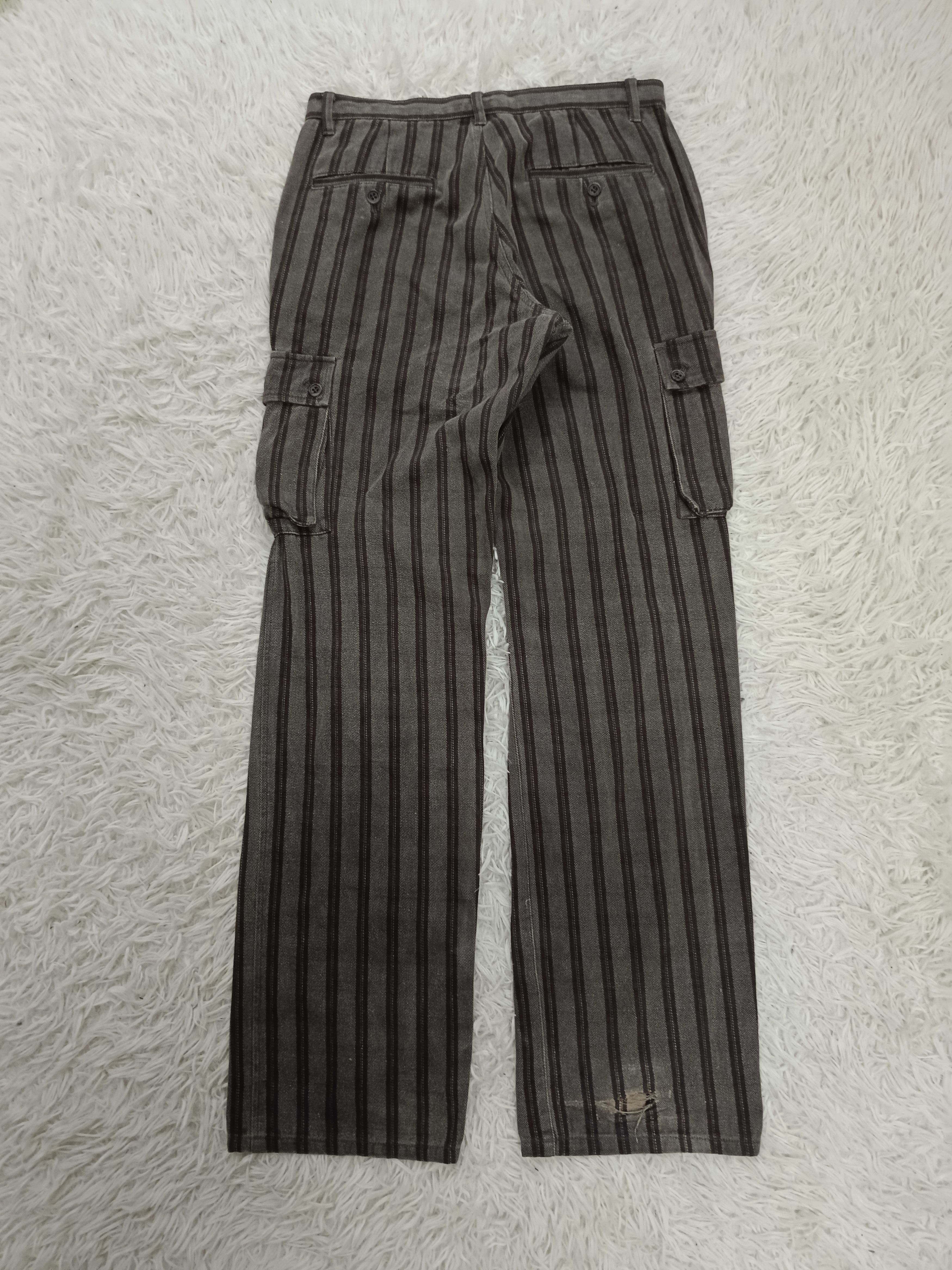 Comme Ca Ism DiSTRESSED STRIPE CARGO PANTS COMME CA ISM Size US 31 - 2 Thumbnail