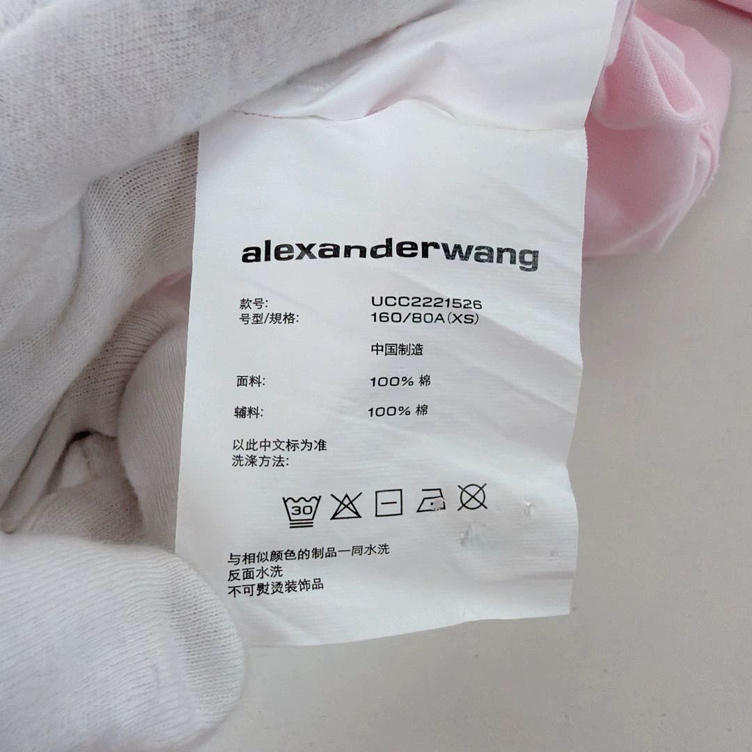 Alexander Wang Alexander Wang Pink T-Shirt XS Size US XS / EU 42 / 0 - 8 Thumbnail
