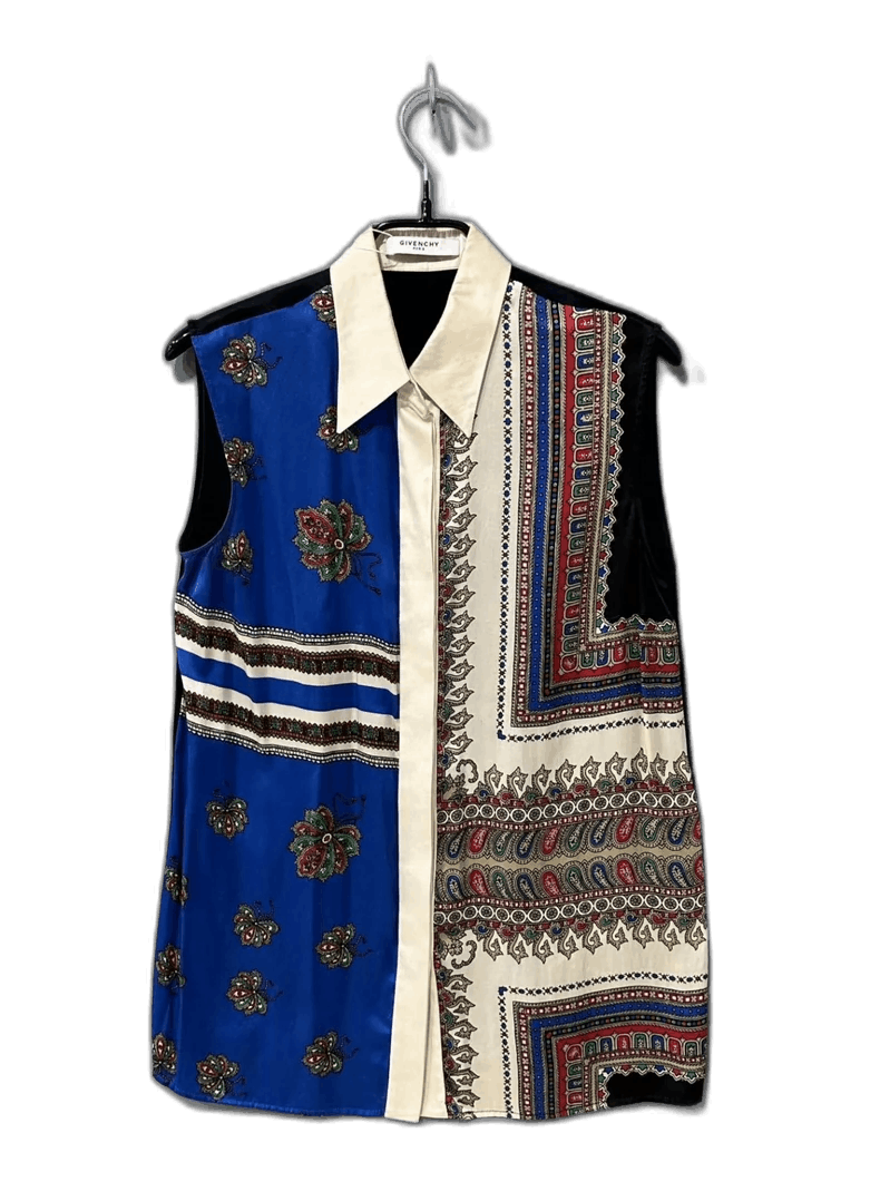 Givenchy Sleeveless Silk Top by Givenchy -2507