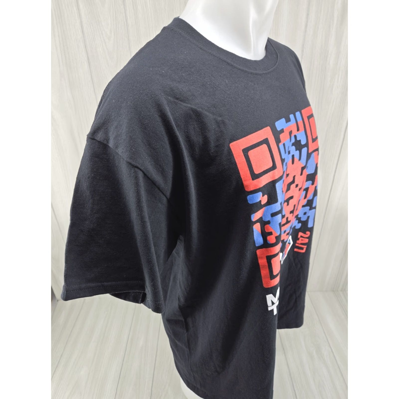 Logo 7 Matco Tools T-Shirt Mens XL Black 24/7 QR Code Short Sleeve Graphic Logo Size US XL / EU 56 / 4 - 6 Thumbnail