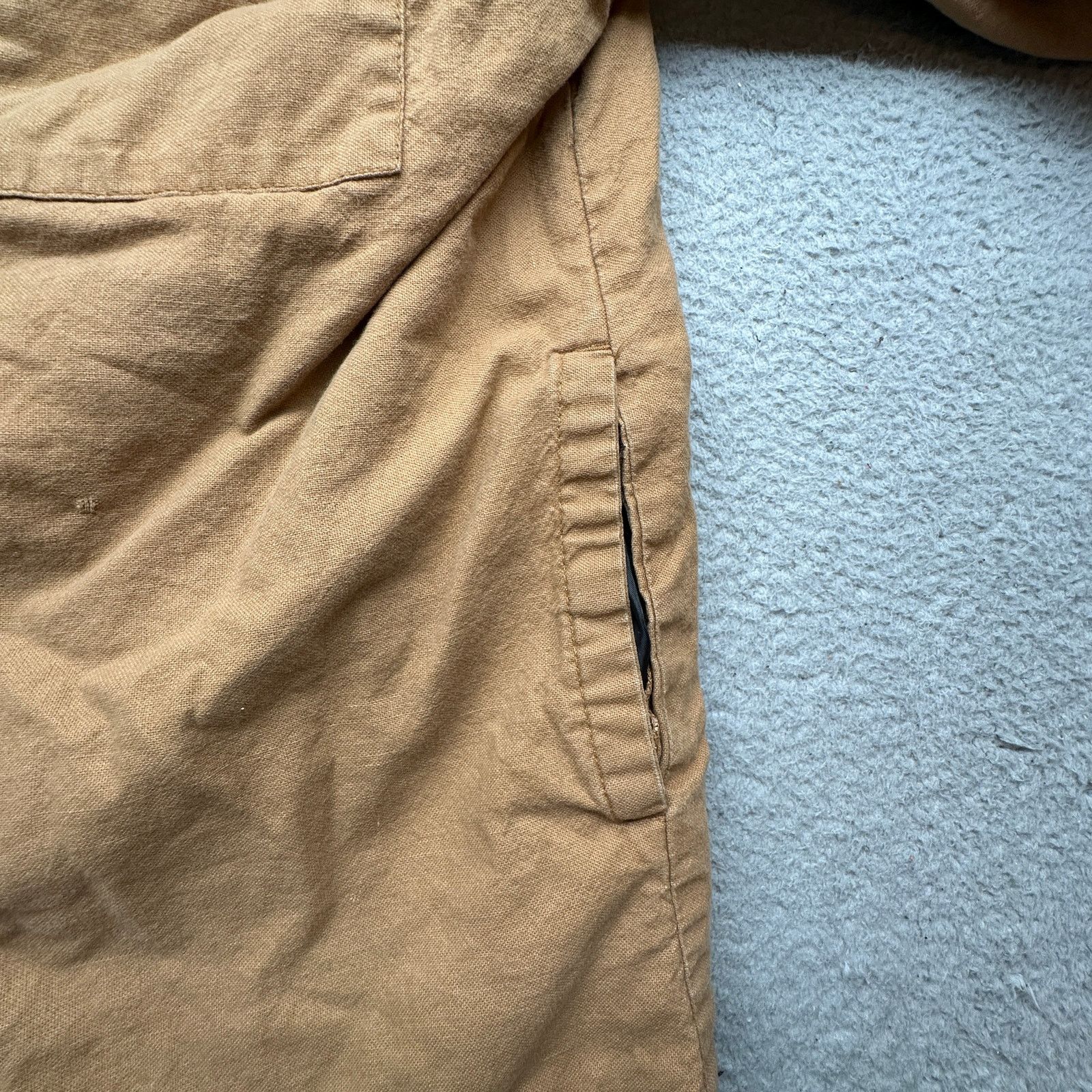 Dickies Dickies Duck Canvas Hooded Work Jacket Mens Large Brown Zip Size US L / EU 52-54 / 3 - 10 Thumbnail