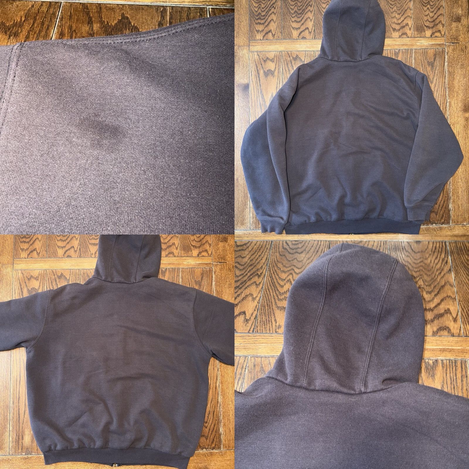 Carhartt VTG Carhartt J149 Jacket Men’s XL Thermal Lined Faded Black Full Zip Hoodie Work Size US XXL / EU 58 / 5 - 8 Thumbnail