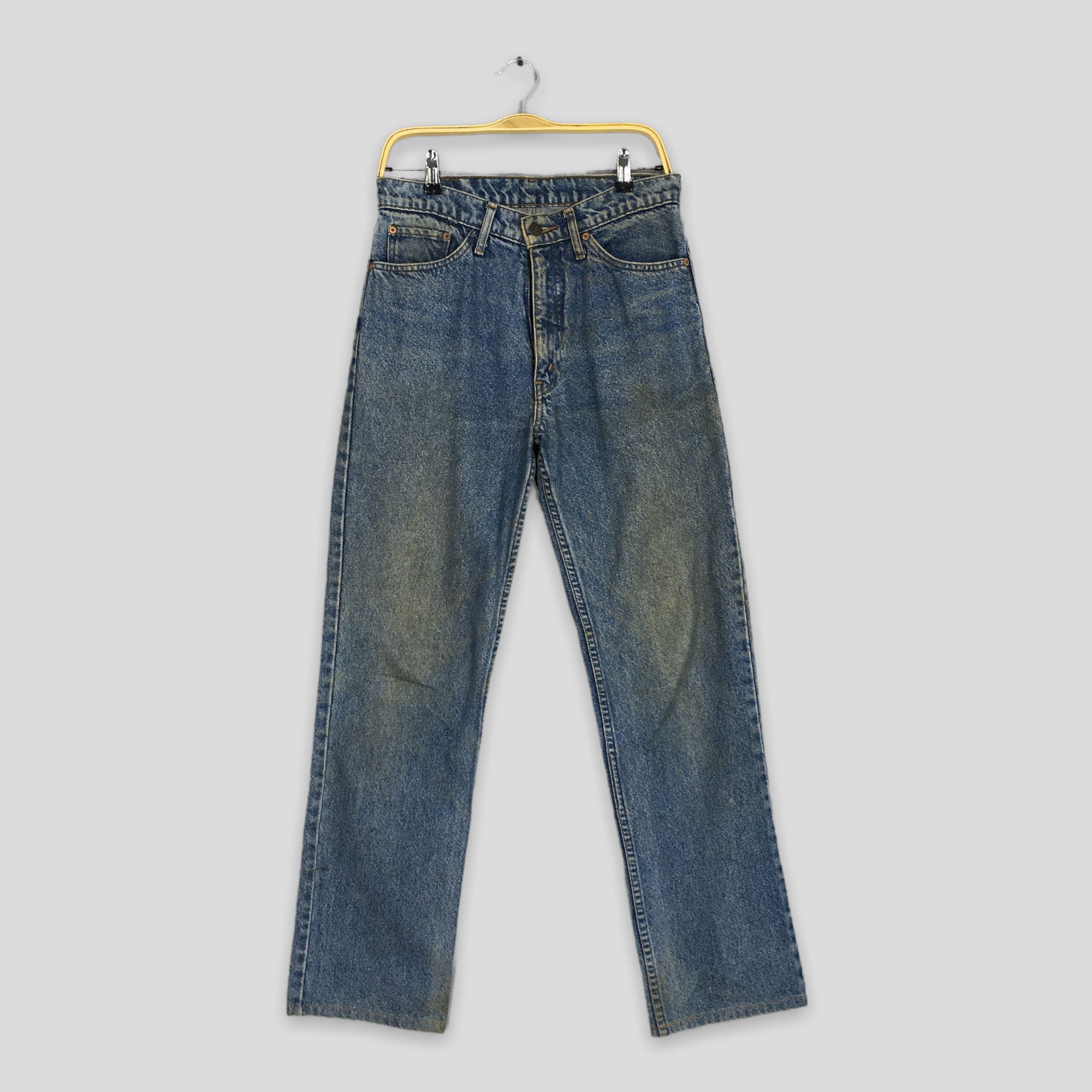 Size 30x30 Vintage Levis 513 0213 Faded Blue Jeans