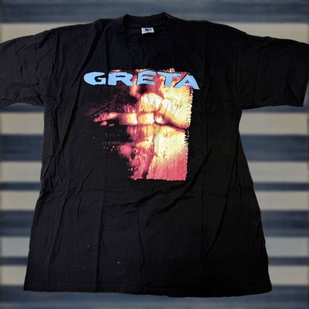 Vintage VINTAGE Greta – Love Is Dead Promo T-Shirt Unisex XL Black 1990s 1993 Tour Concert Music Retro Hardcore Punk Merch EM Mercury Re Clothing Size US XL / EU 56 / 4 - 1 Thumbnail