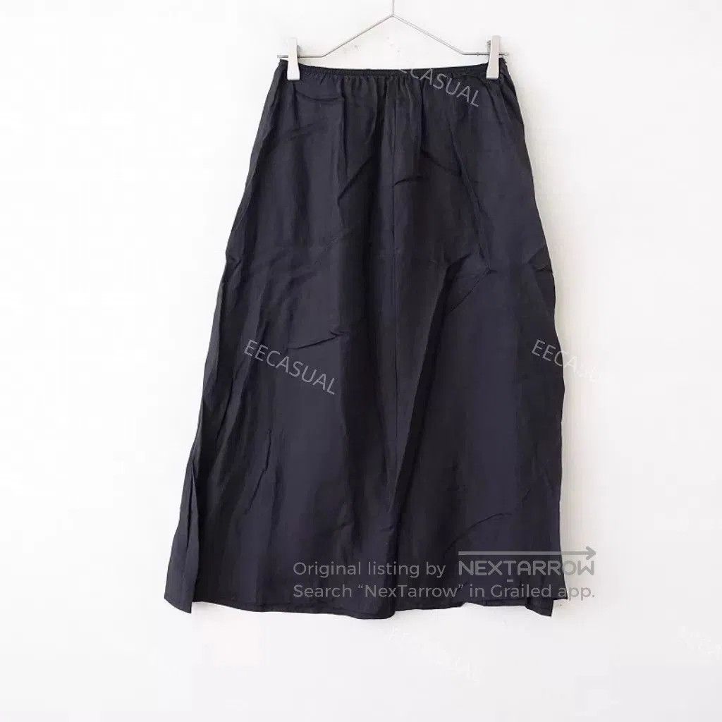 Pas de Calais Pas de Calais Khaki Midi Skirt. Size 35" - 6 Thumbnail