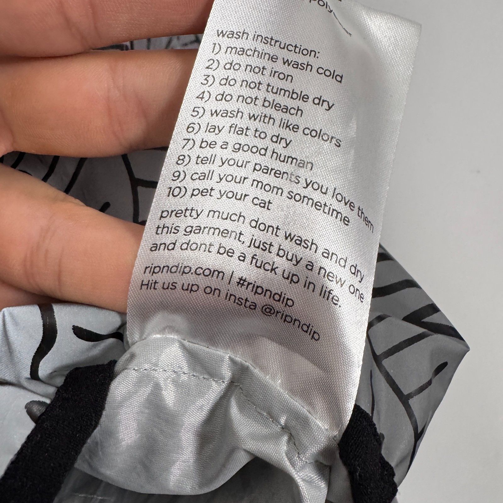 RIPNDIP RIPNDIP Vintage Printed Reflective Hooded Jacket Y2K Size US M / EU 48-50 / 2 - 15 Thumbnail