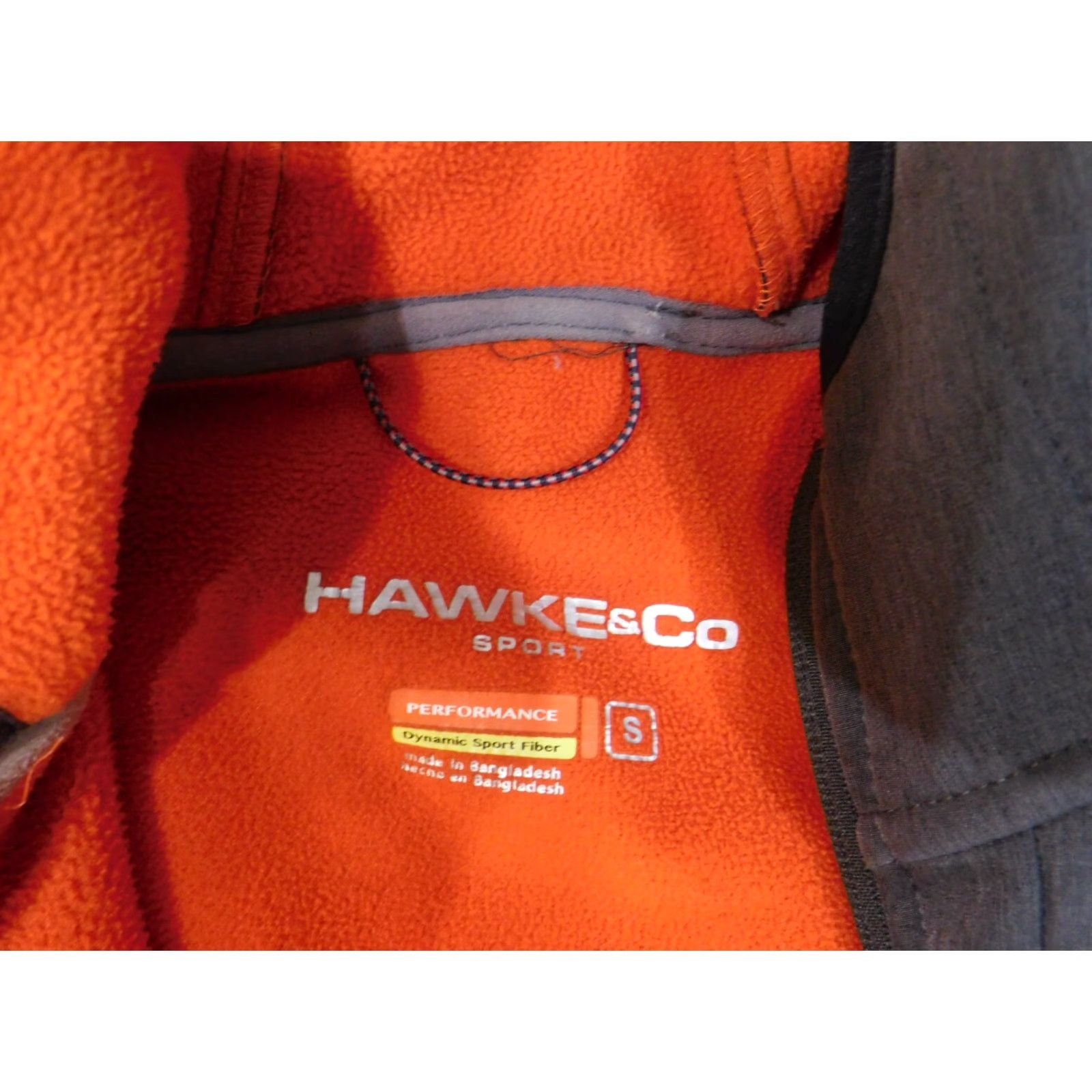 Vintage Hawke & Co Jacket Mens Brown Zip Outdoors Bomber Regular Stretch Performance Fall Winter Walking Small Size US S / EU 44-46 / 1 - 7 Thumbnail
