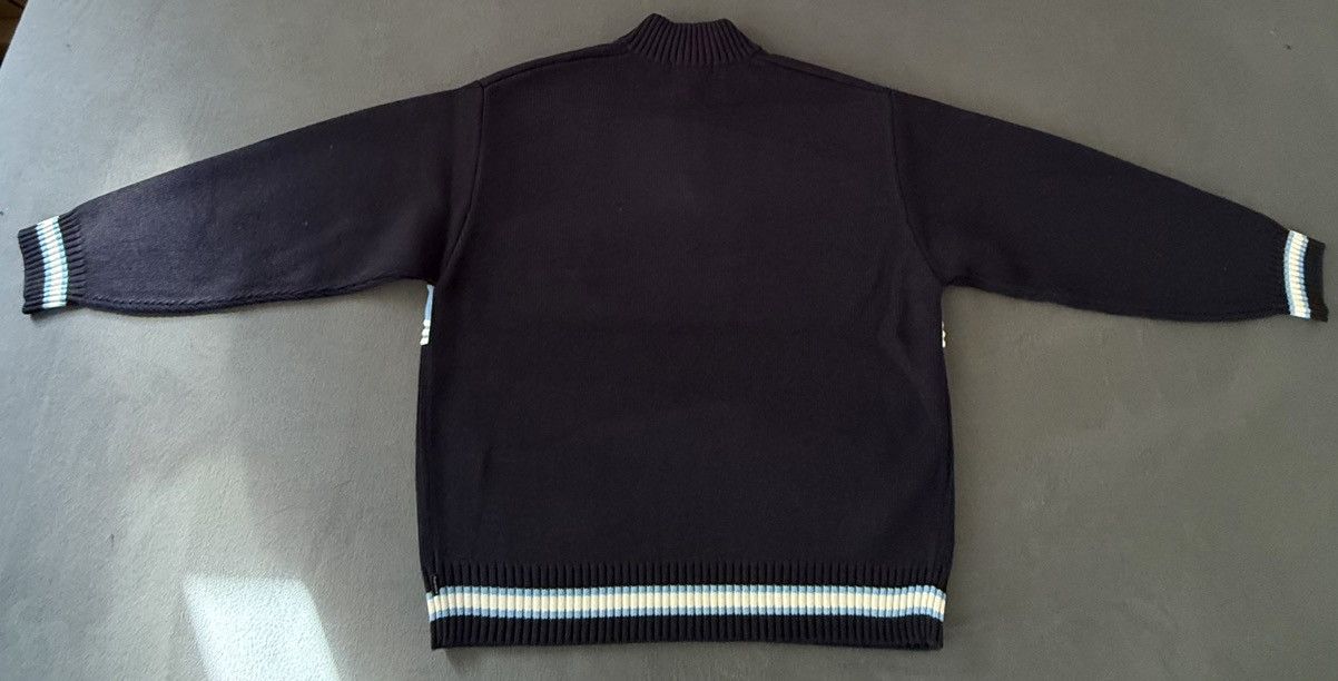 Supreme Script Stripe Half Zip Sweater Size US L / EU 52-54 / 3 - 3 Thumbnail