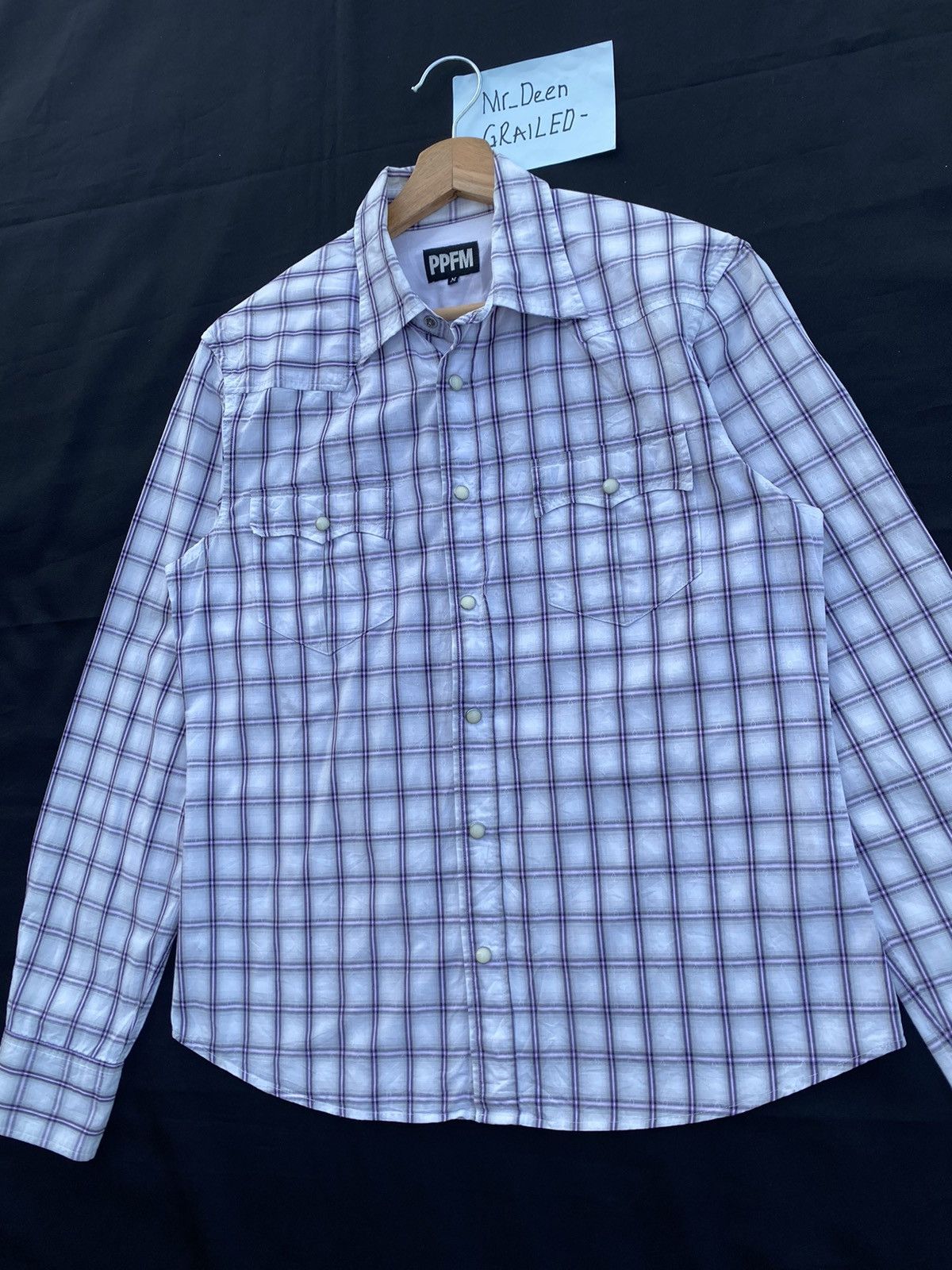 PPFM Rare PPFM Checkered Buttons Up Shirt Size US S / EU 44-46 / 1 - 7 Thumbnail