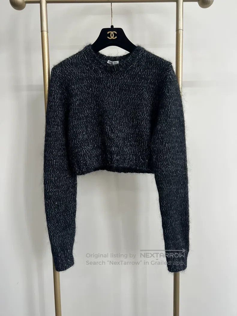 Miu Miu Miu Miu 40 Ultrashort knitted sweater Size M / US 6-8 / IT 42-44 - 1 Thumbnail