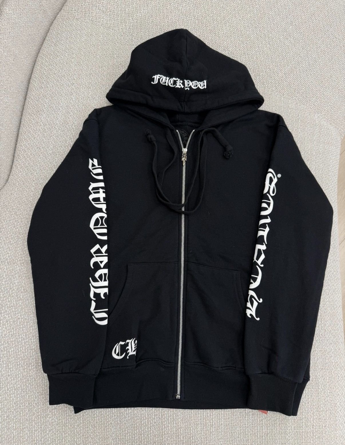 Chrome Hearts Chrome Hearts Profanity Horseshoe Zip Hoodie F1089 Size US S / EU 44-46 / 1 - 1 Thumbnail