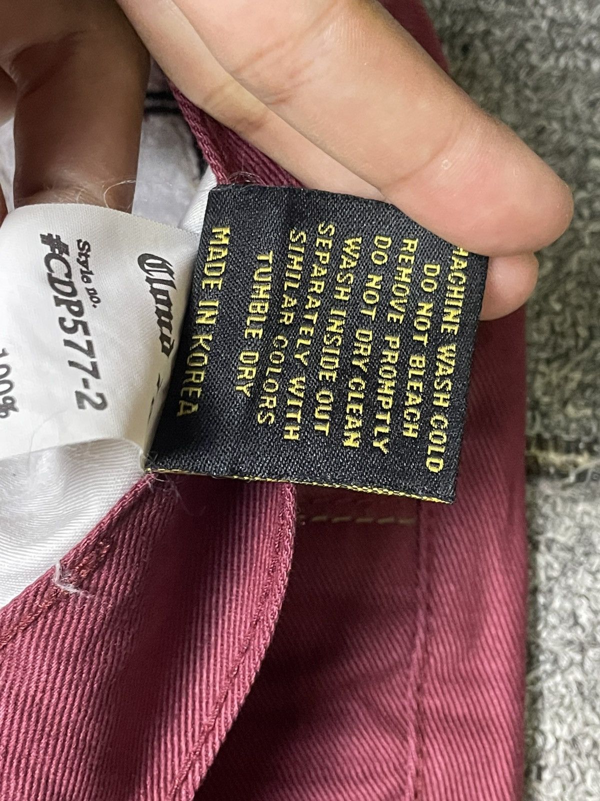 Japanese Brand × Vintage Vintage CLOUD72 Denim Embroidered Jeans (92) Size US 35 - 16 Thumbnail
