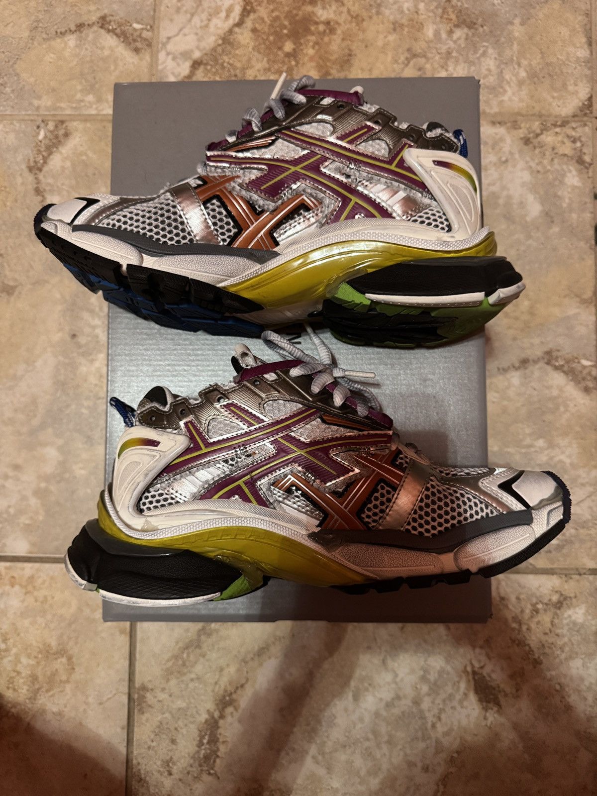 Balenciaga Balenciaga Runner multicolor Size US 7 / EU 40 - 3 Thumbnail