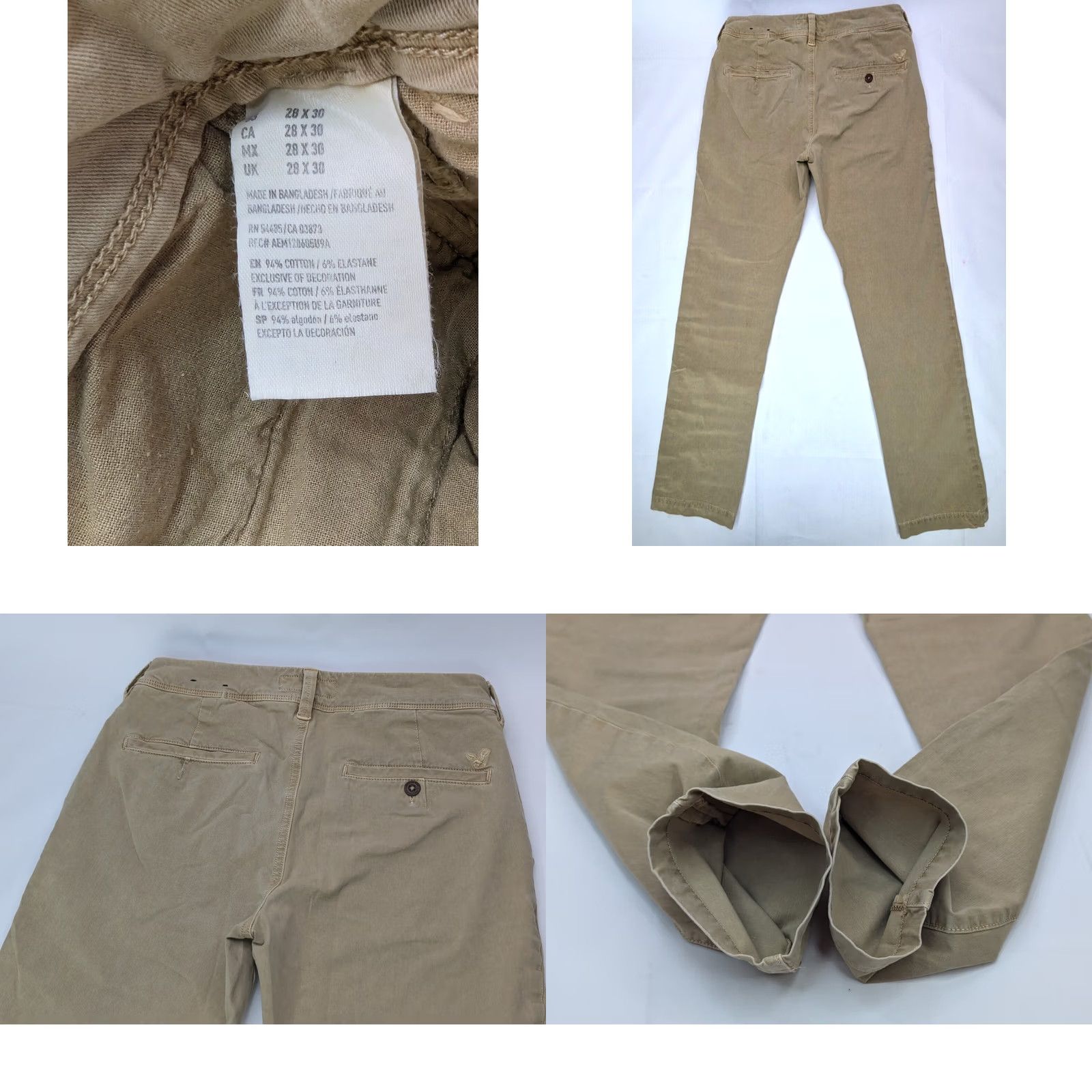 American Eagle Outfitters American Eagle Outfitters 360 Extreme Flex Slim Jeans Pants 28 Men Brown Denim Straight 360 Extreme Flex Slim Fit 5-Pocket Design"} Size US 28 / EU 44 - 8 Thumbnail
