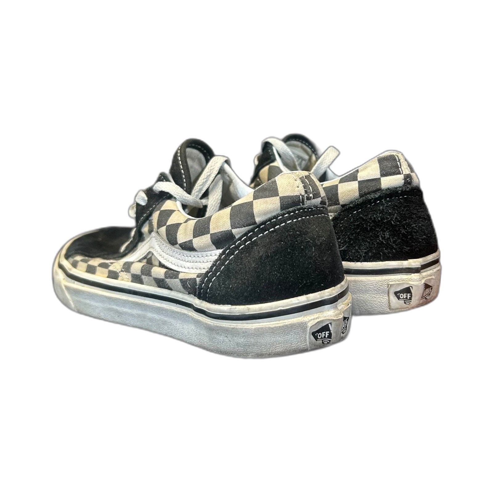 Vans Vans Old Skool Low Top Blue White Checkered Sneakers Women's Size US 7.5 / EU 40-41 - 7 Thumbnail