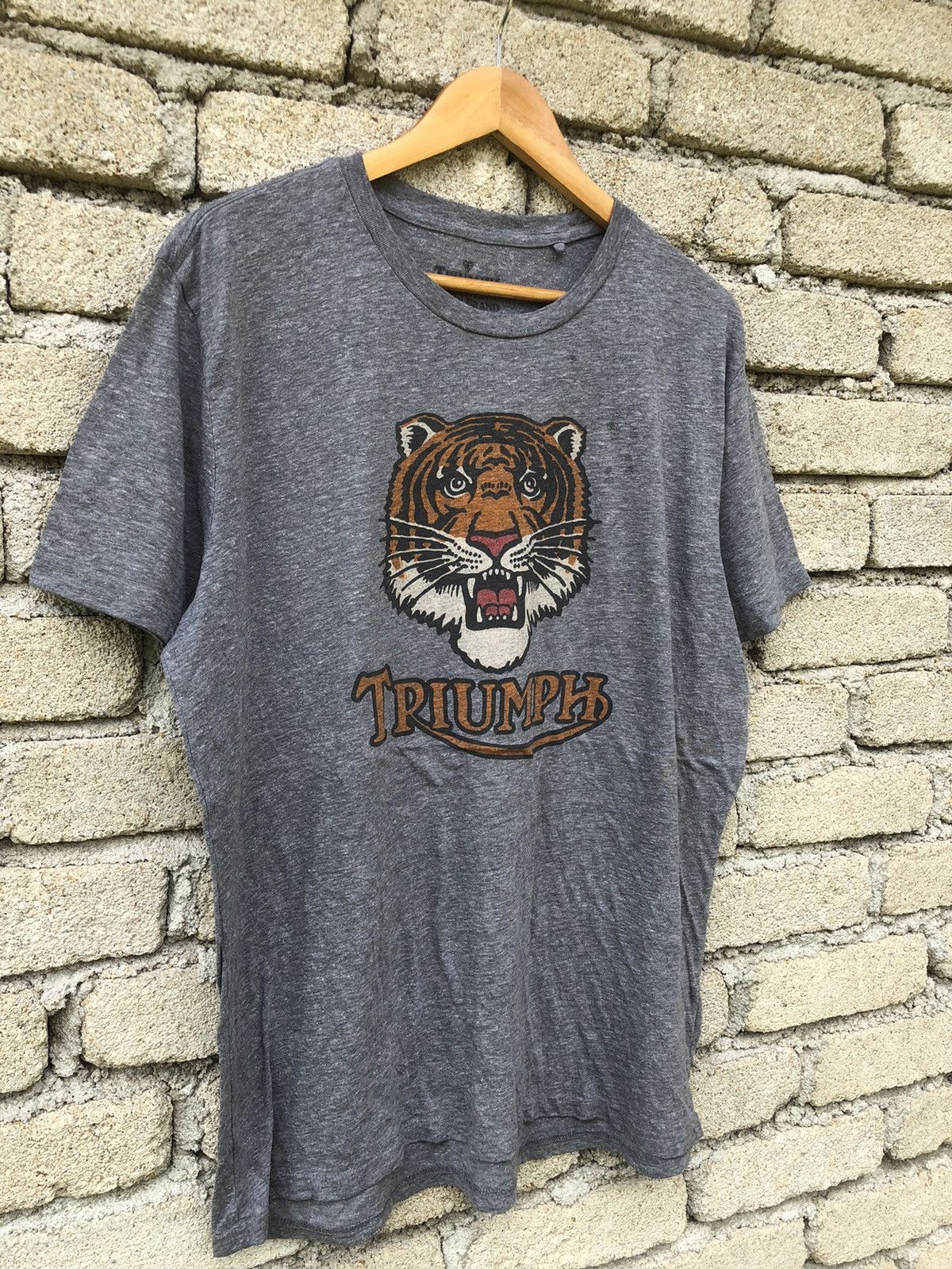 Ed Hardy × Vintage Triumph Tiger Designed By Lucky Brand Tshirt Size US L / EU 52-54 / 3 - 3 Thumbnail