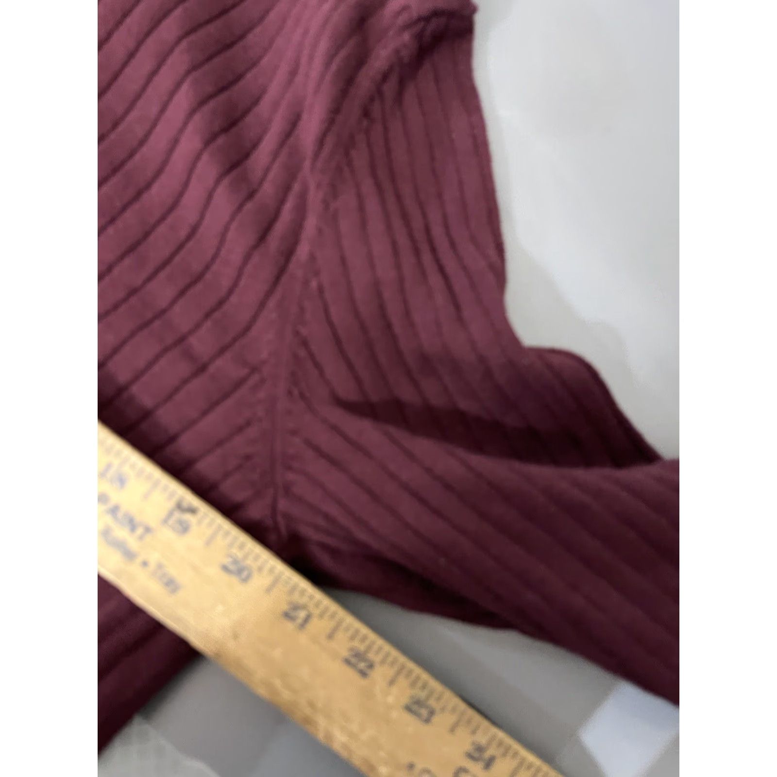 Alfani Alfani Mens Full Zip Sweater Large Burgundy Mock Neck Pockets Duck/Smart Casual Style Mens Only Size US L / EU 52-54 / 3 - 5 Thumbnail