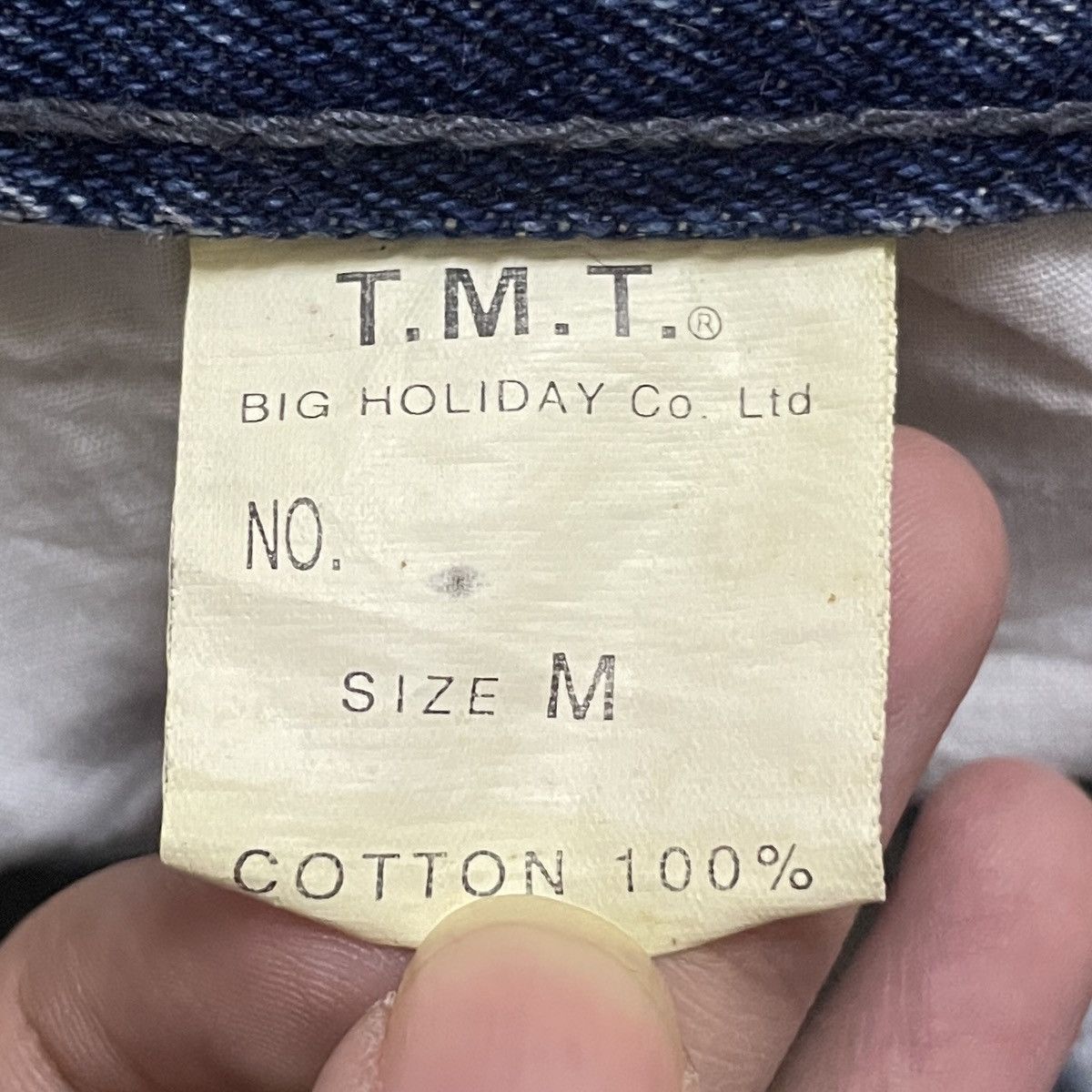 If Six Was Nine Rare Design Vintage Japanese Brand Big Holiday Jeans 1990s Size US 31 - 10 Thumbnail