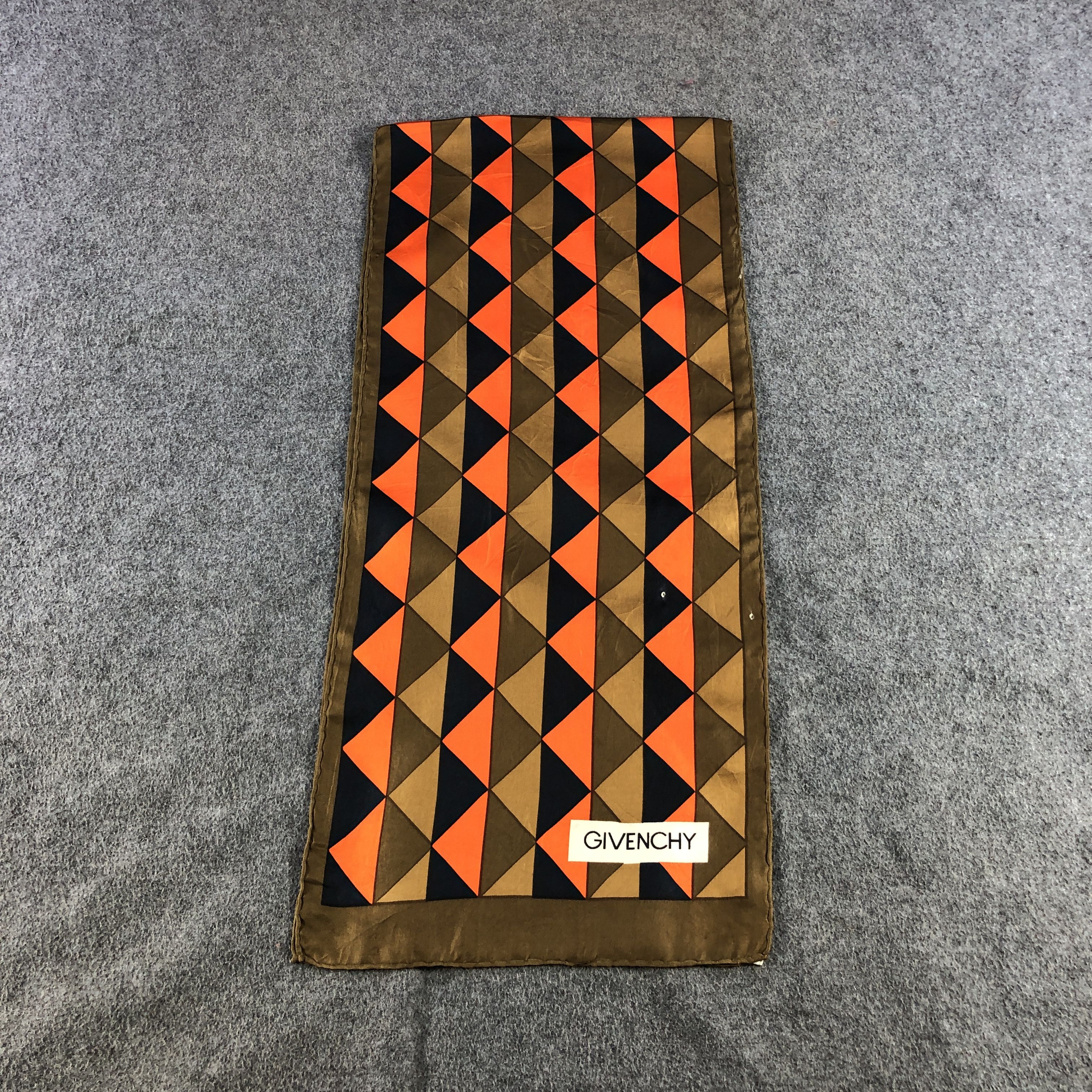 Givenchy Vintage Givenchy Abstract Silk Stole Silk Scarf M1396 Size ONE SIZE - 2 Thumbnail