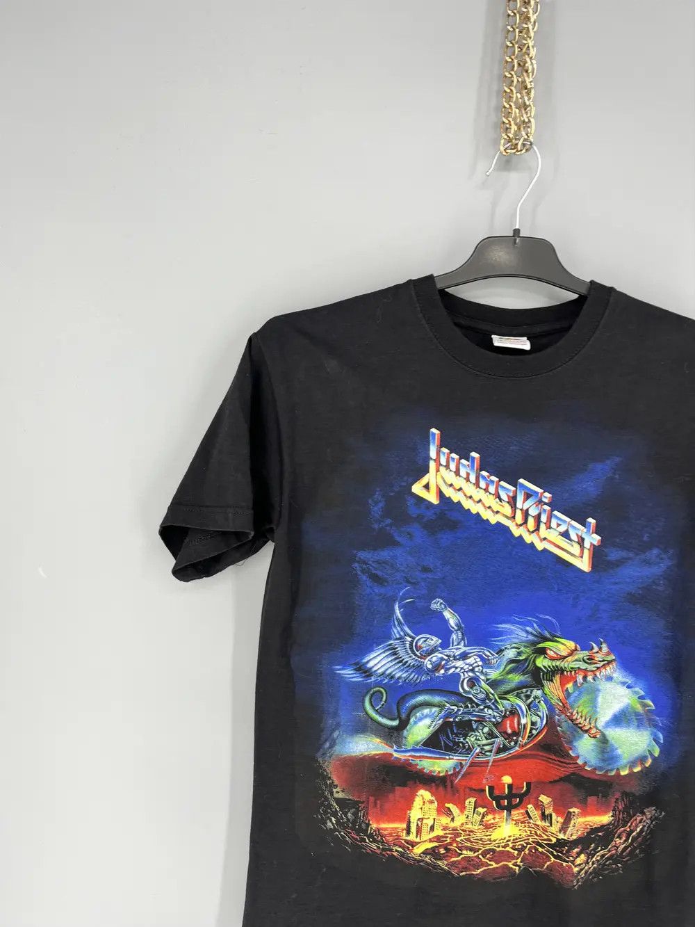 Other Vintage Judas Priest Painkiller metal Band T-shirt Bandrock Size US S / EU 44-46 / 1 - 4 Thumbnail