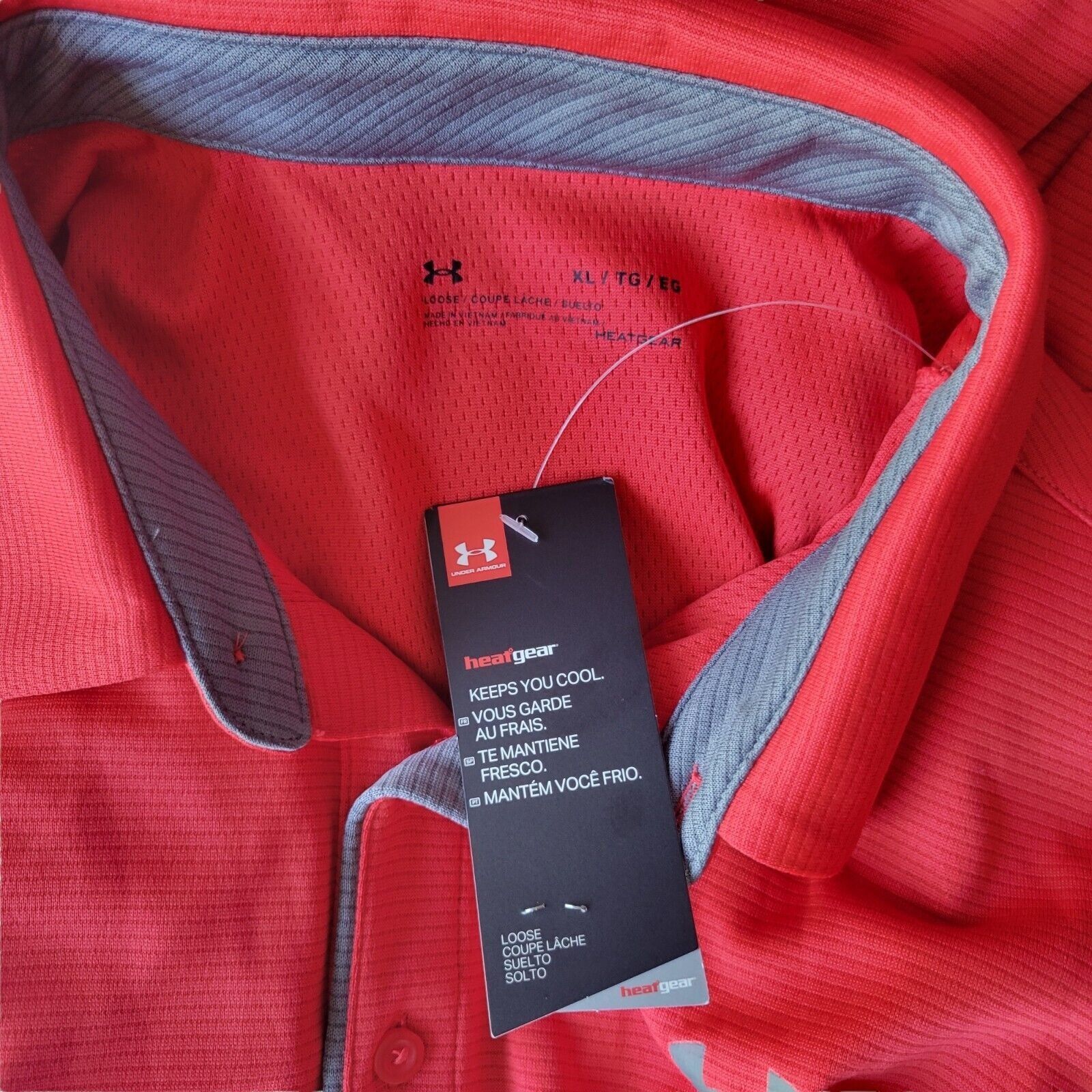 Under Armour Men's Under Armour Golf Polo Shirt. Size XL**FLAWED ** Size US XL / EU 56 / 4 - 3 Thumbnail