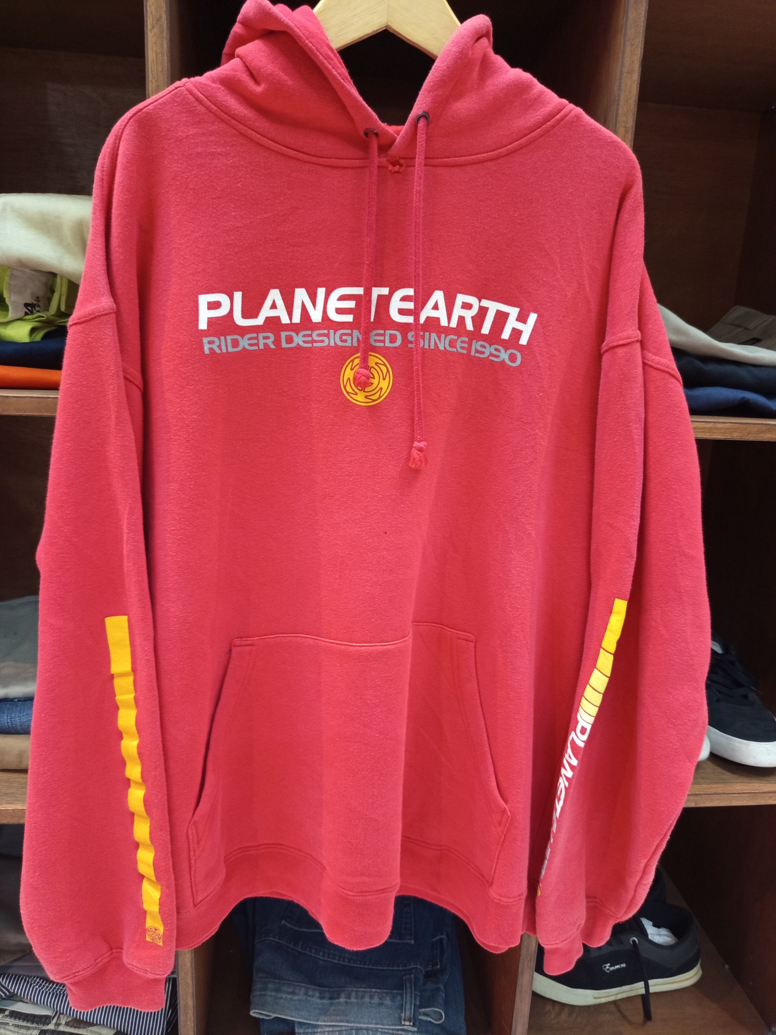 Vintage Y2K Planet Earth Skateboards Pullover Hoodie Size US L / EU 52-54 / 3 - 3 Thumbnail