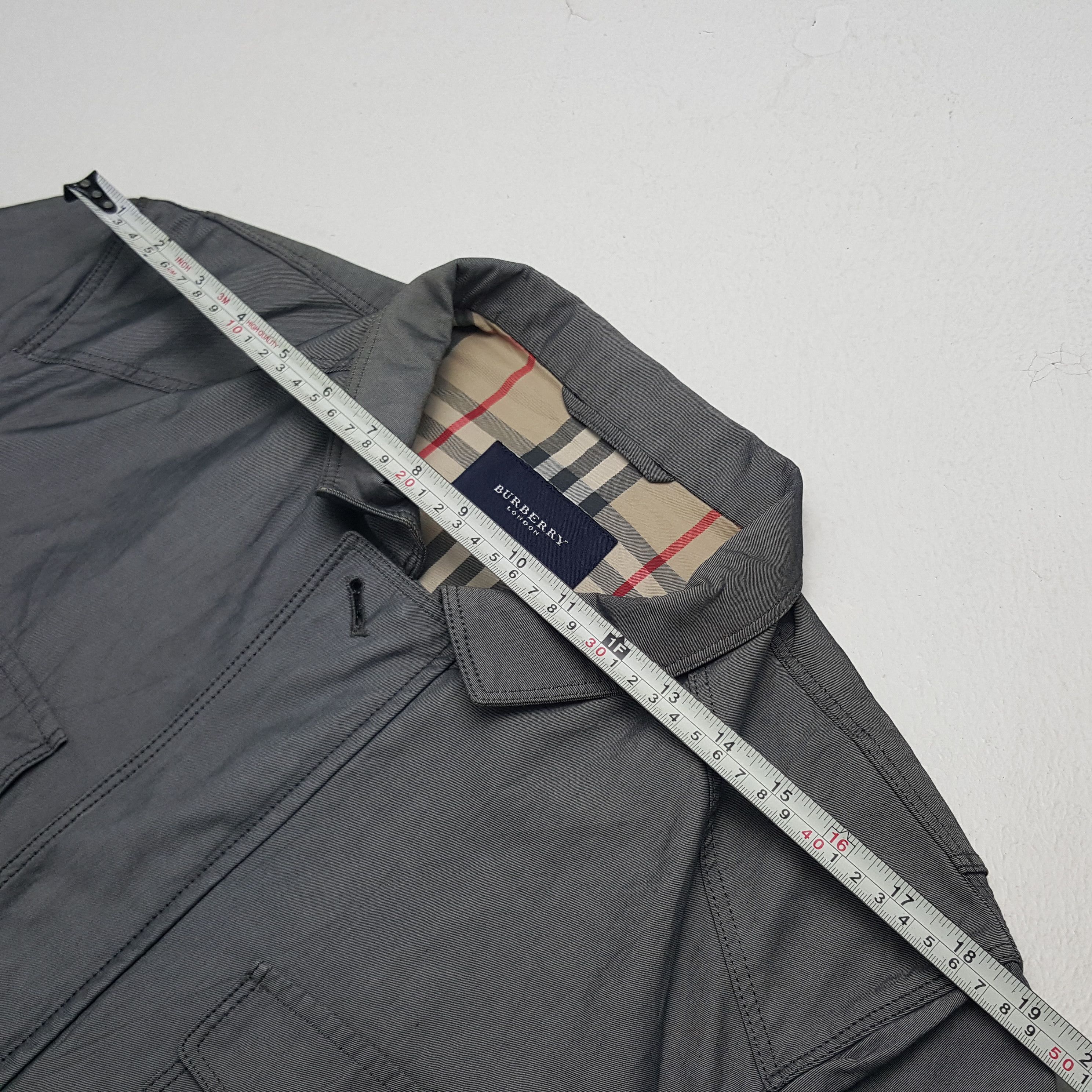 Burberry × Vintage Vintage Burberry London Custom Art Zipper Jacket Size US L / EU 52-54 / 3 - 11 Thumbnail
